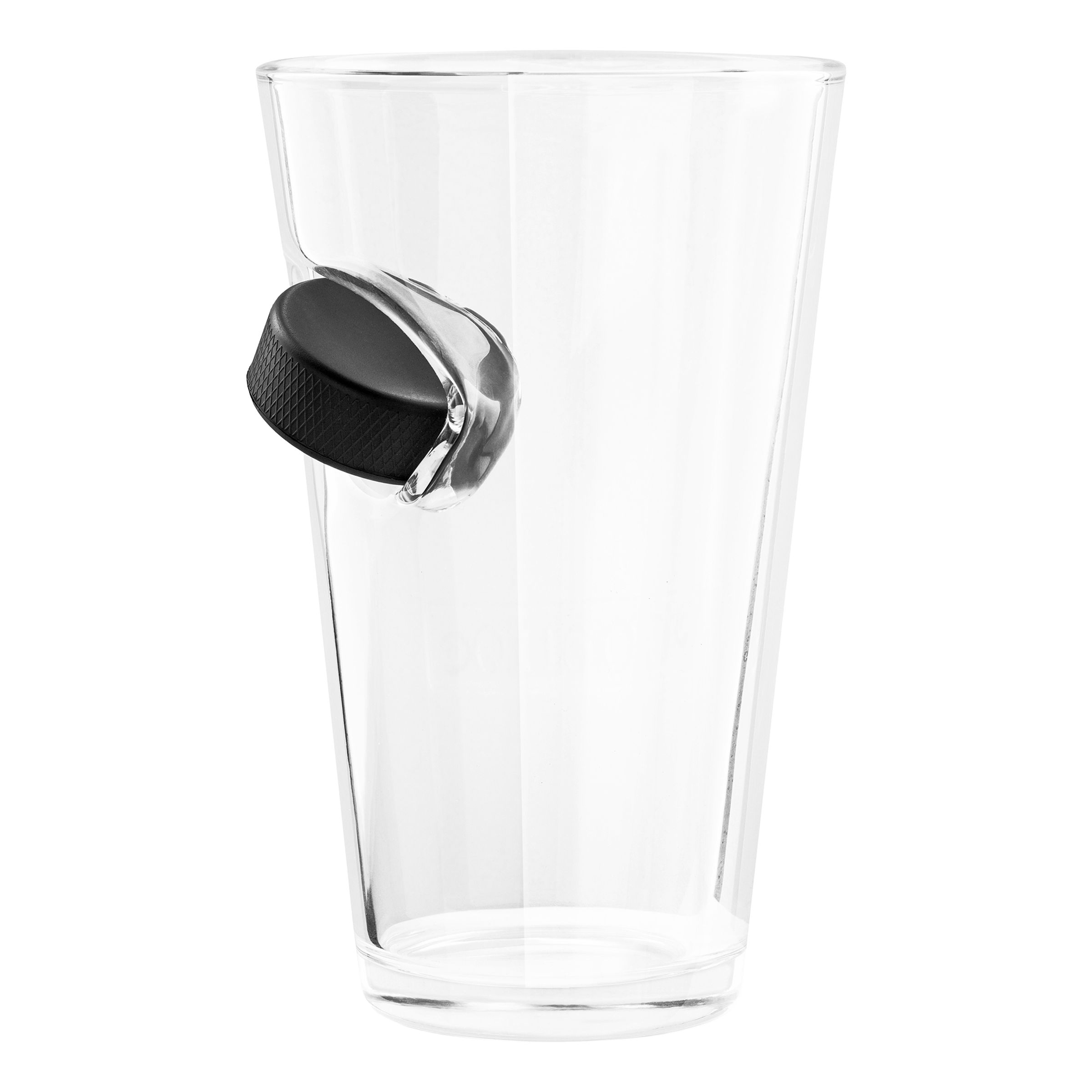 Ölglas med Hockeypuck | Hem - Bartillbehör - Glas - Ölglas | Party Outlet