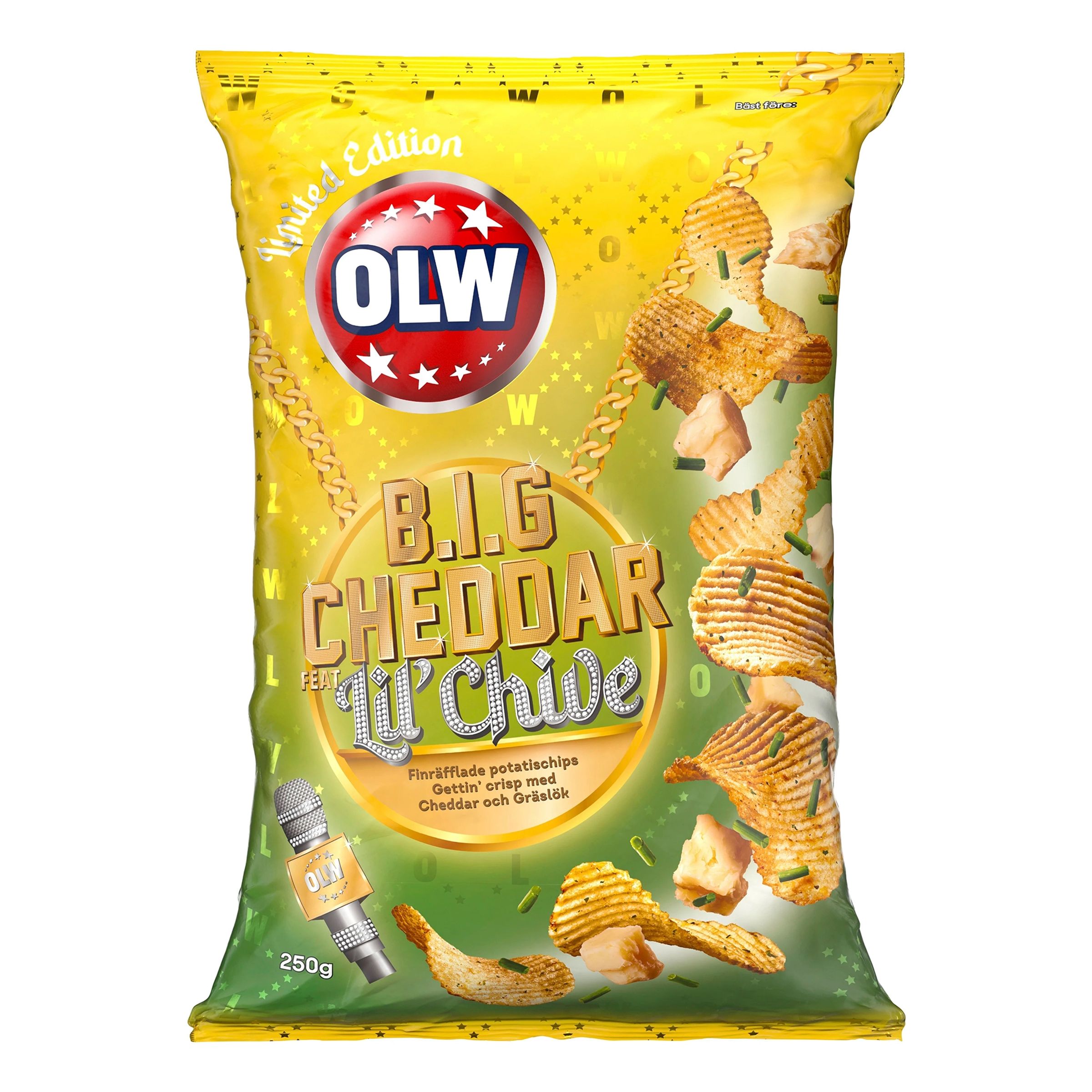 OLW Big Cheddar Lil Chive Limited Edition - 250 gram