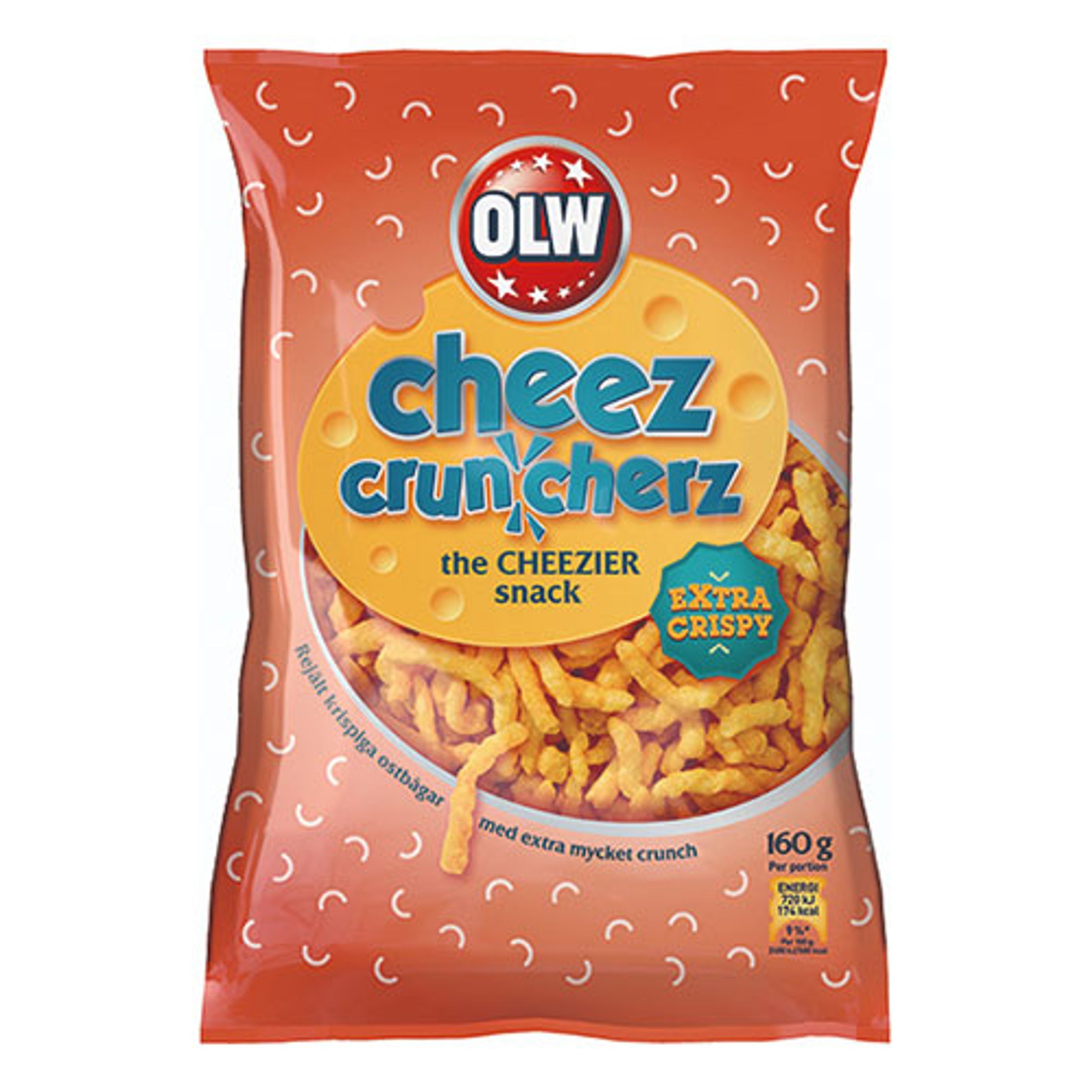 Läs mer om OLW Cheez Cruncherz - 225 gram