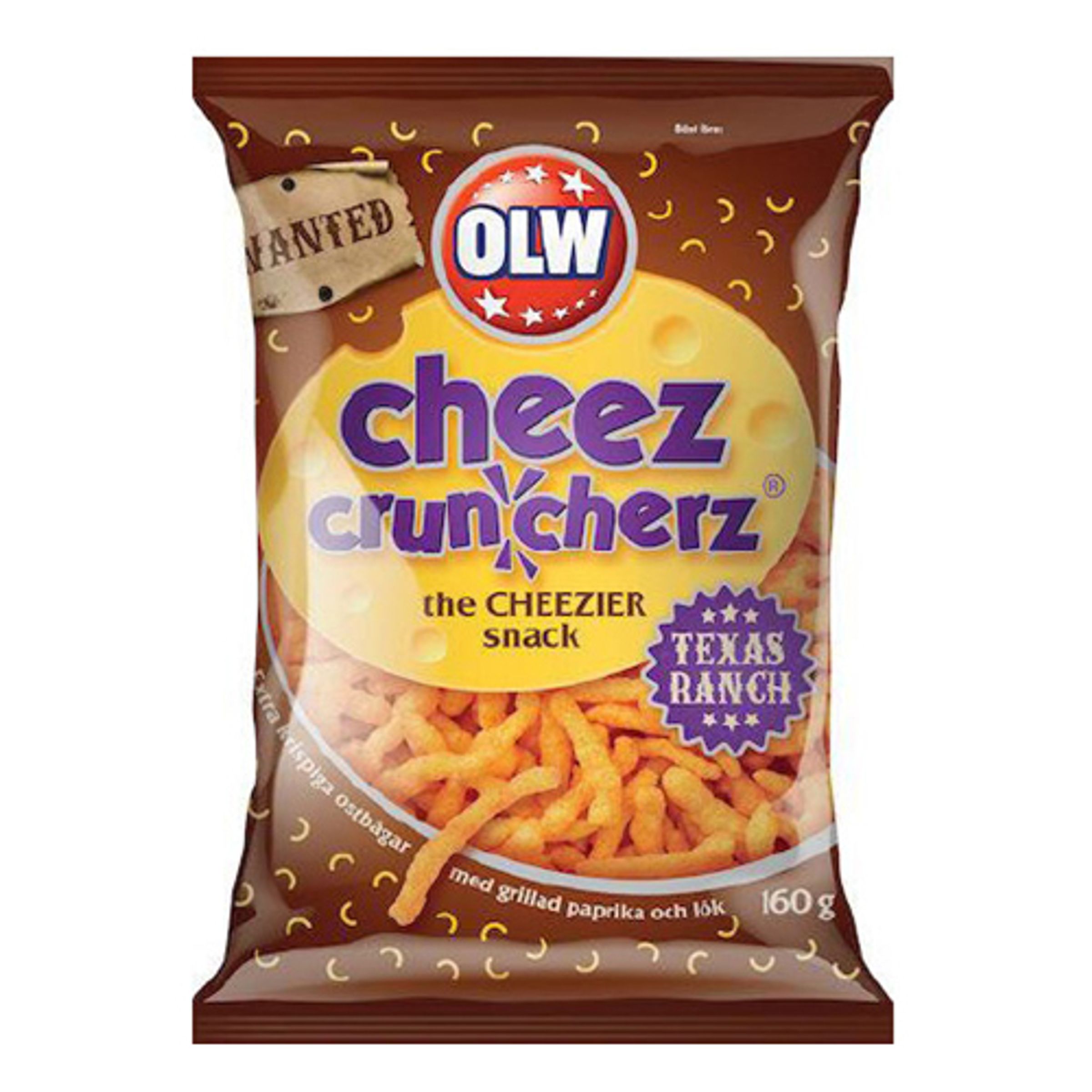 OLW Cheez Cruncherz Texas Ranch - 160 gram