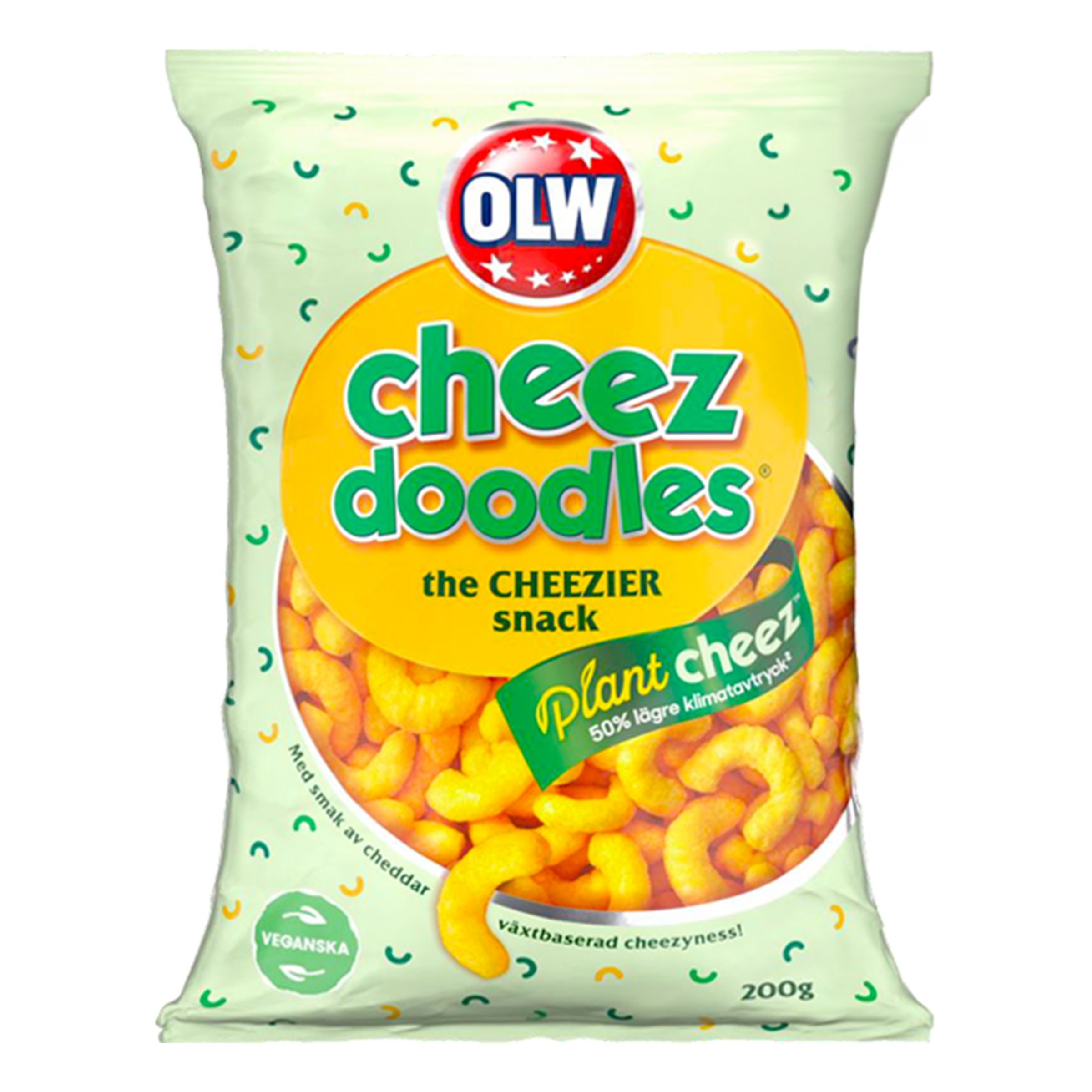 OLW Cheez Doodles Plant Cheez - 200 gram