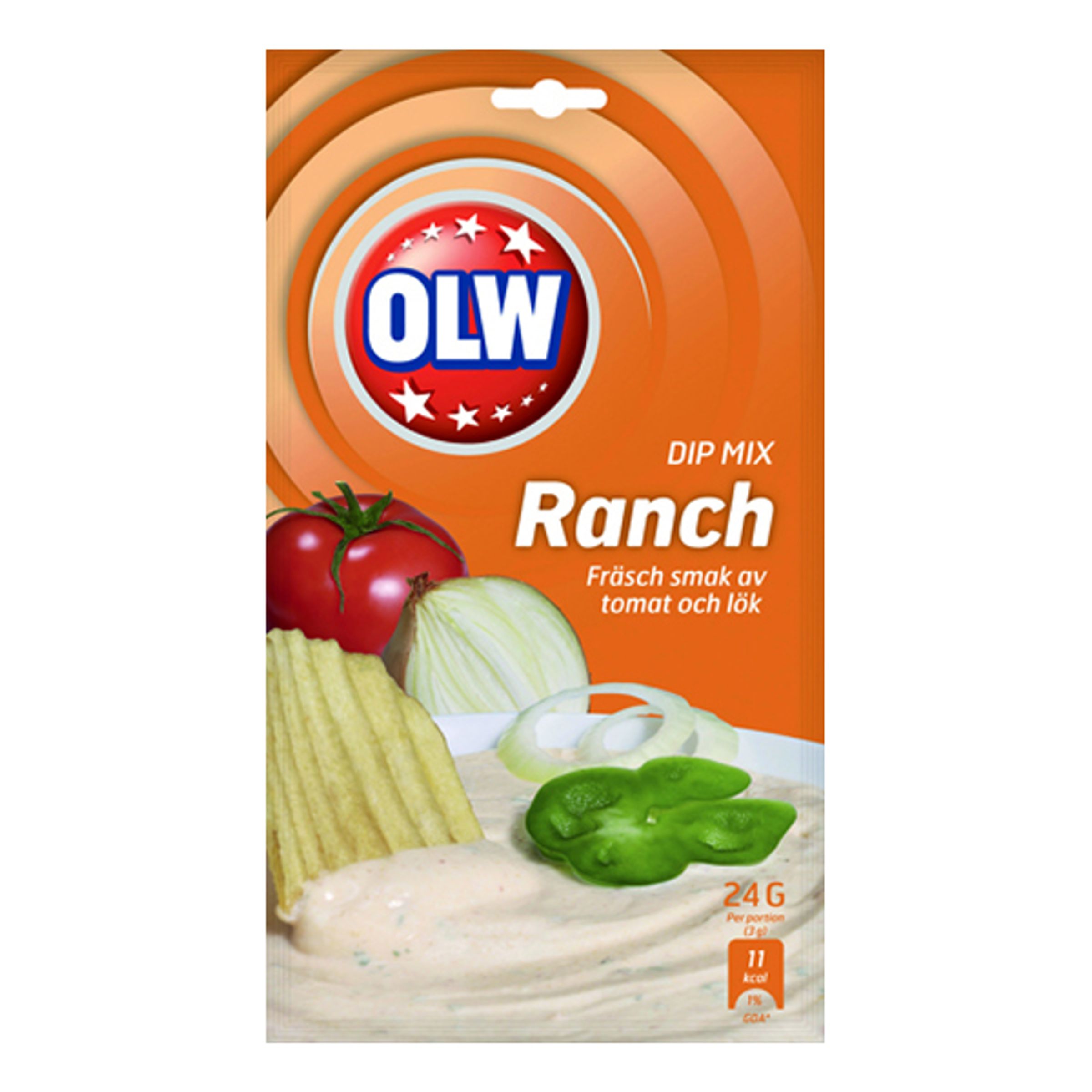 Läs mer om OLW Dippmix Ranch - 24 gram