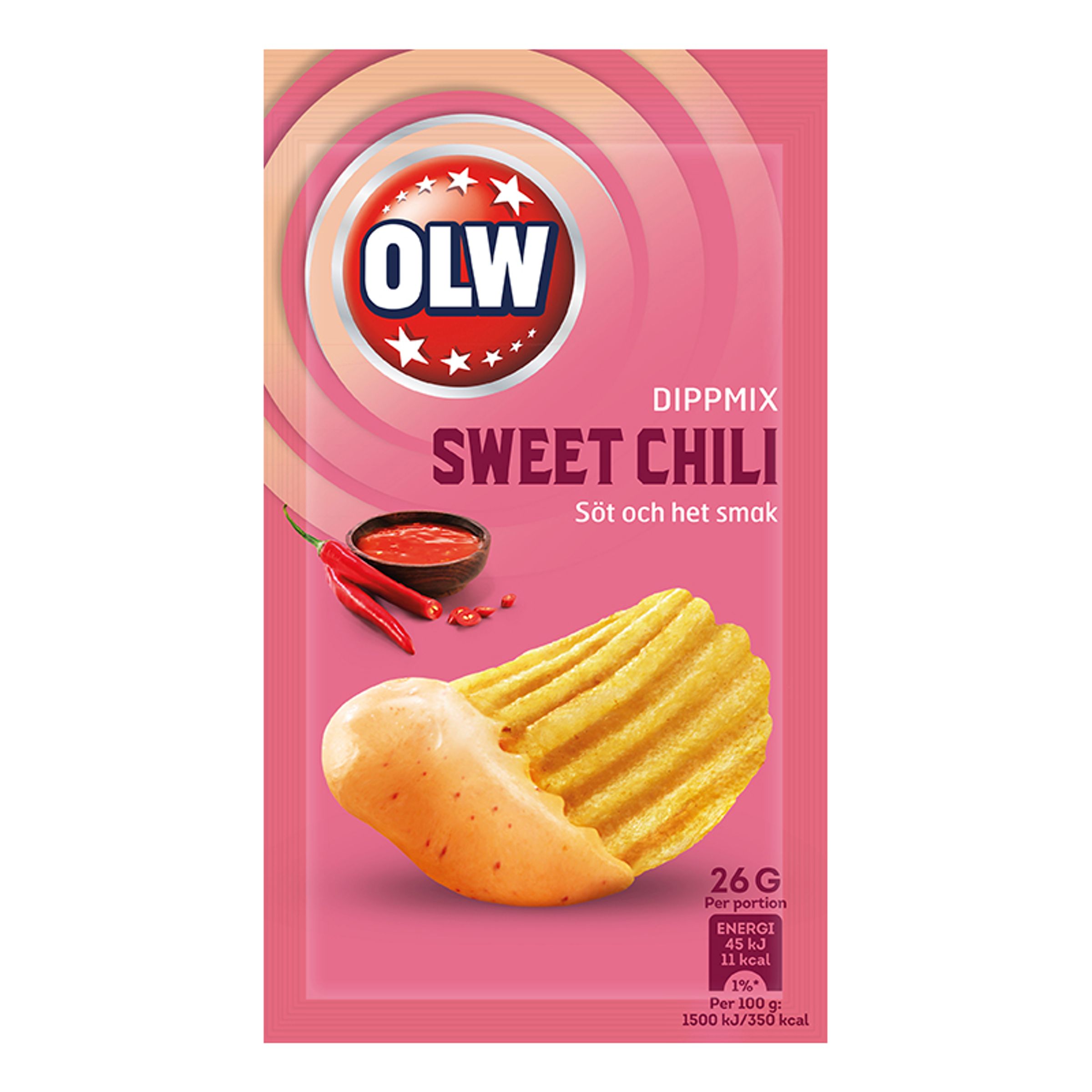 Läs mer om OLW Dipmix Sweet Chili - 26 gram