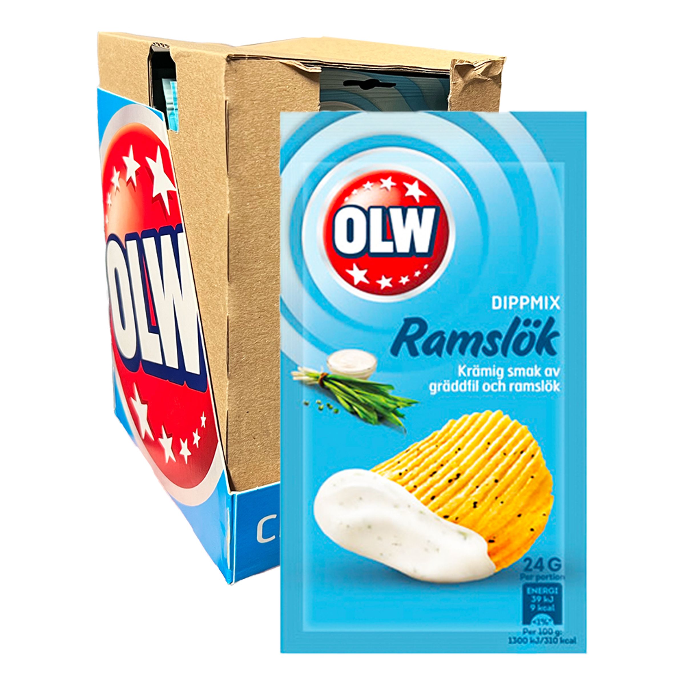 OLW Dippmix Ramslök Storpack - 16-pack