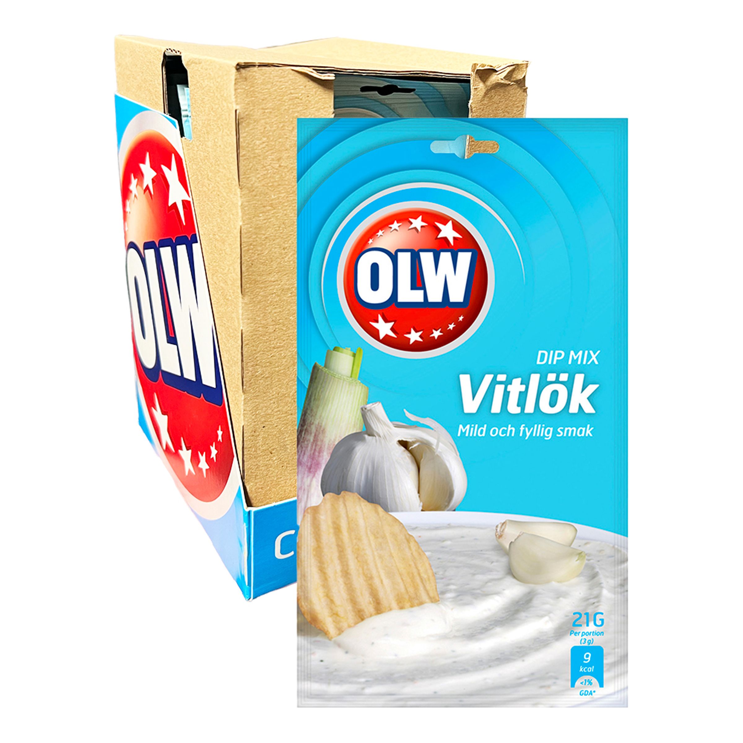 OLW Dippmix Vitlök Storpack - 16-pack