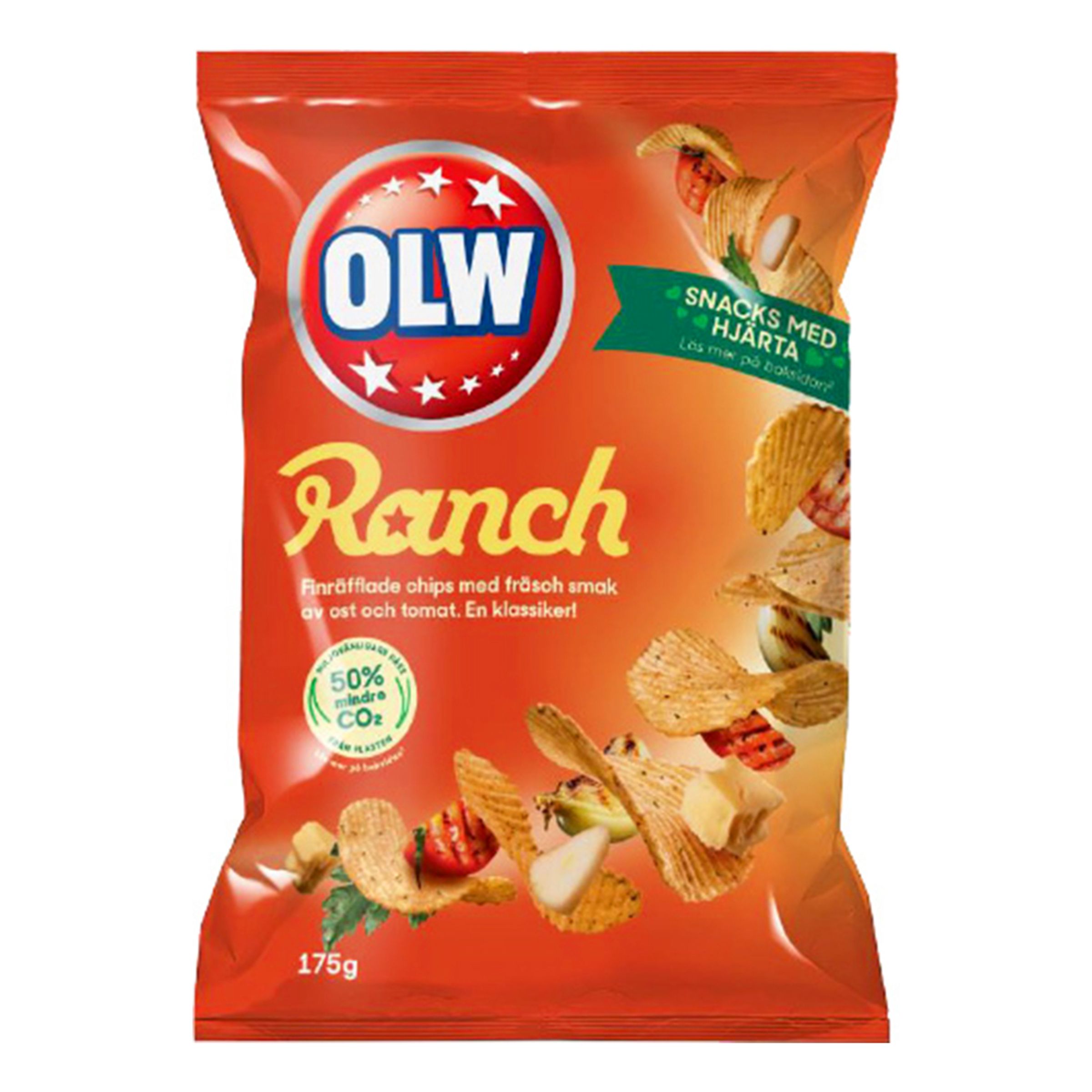 Läs mer om OLW Ranch Chips - 175 gram