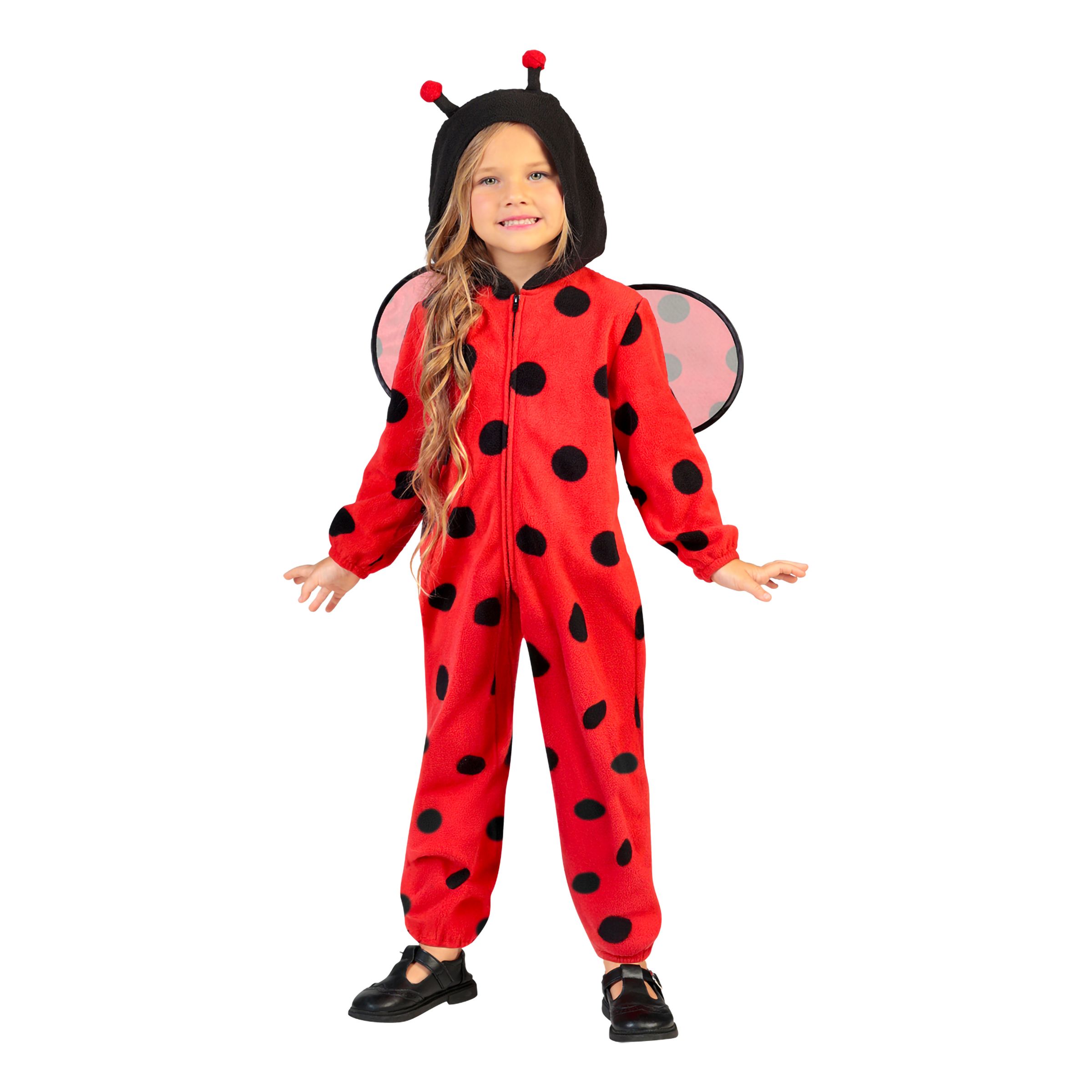 Onesie Nyckelpiga Barn Maskeraddräkt - Small | Hem - Maskerad - Maskeraddräkter - Barndräkter | Pryloteket