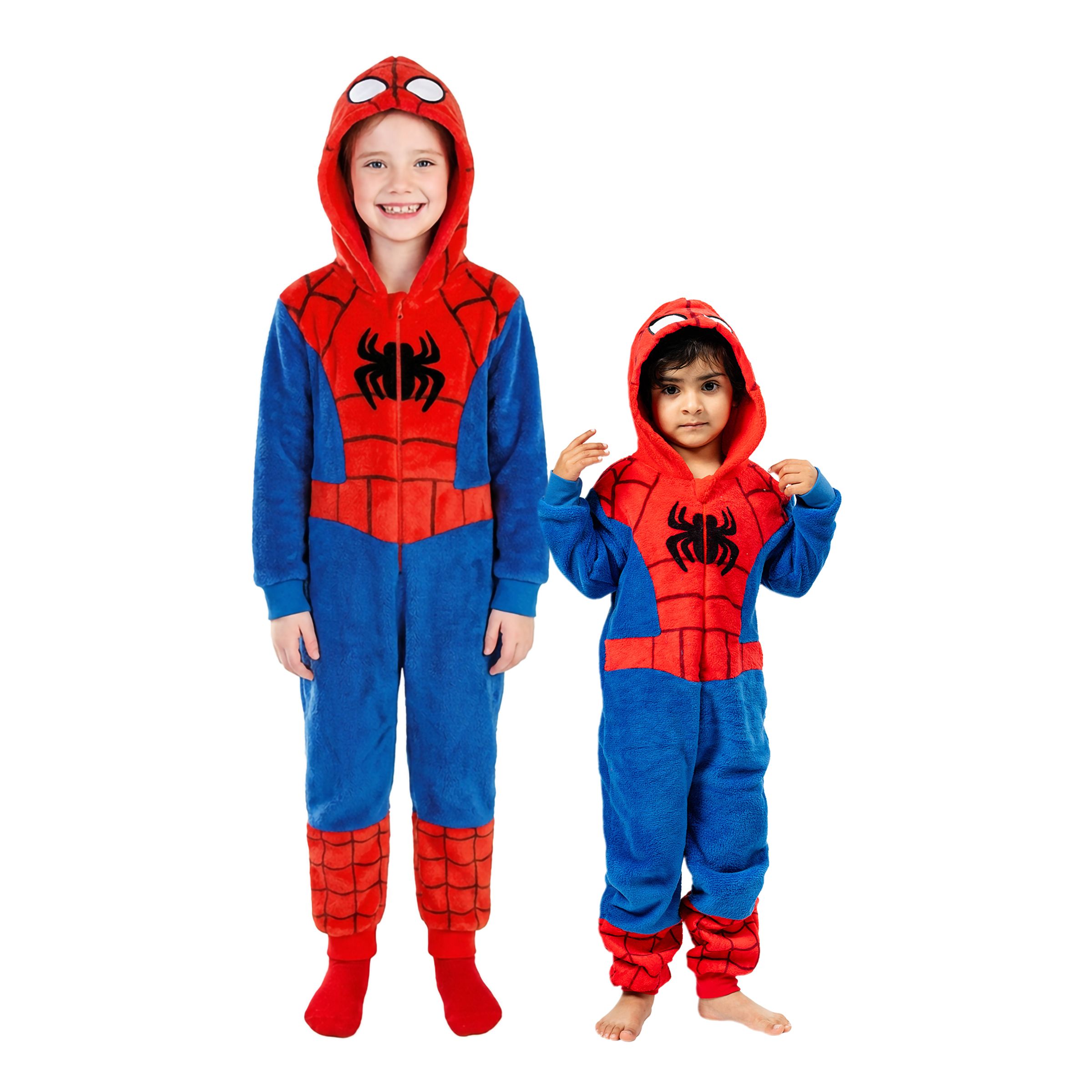 Onesie Spiderman Barn Maskeraddräkt - X-Large | Hem - Maskerad - Maskeraddräkter - Barndräkter | Pryloteket