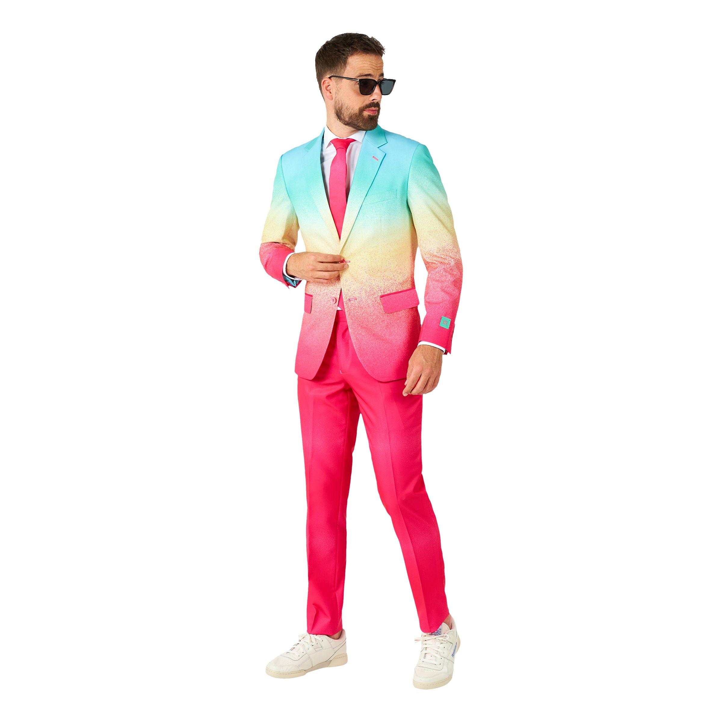 OppoSuits Funky Fade Kostym - 52