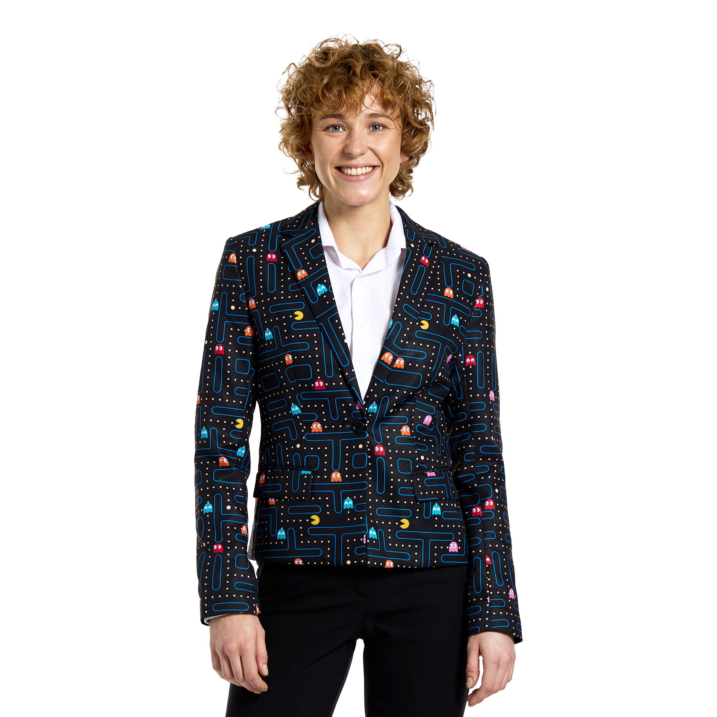 OppoSuits Madam Pac-Man Dam Kavaj - XX-Large | Hem - Maskerad - Maskeraddräkter - Damdräkter | Pryloteket