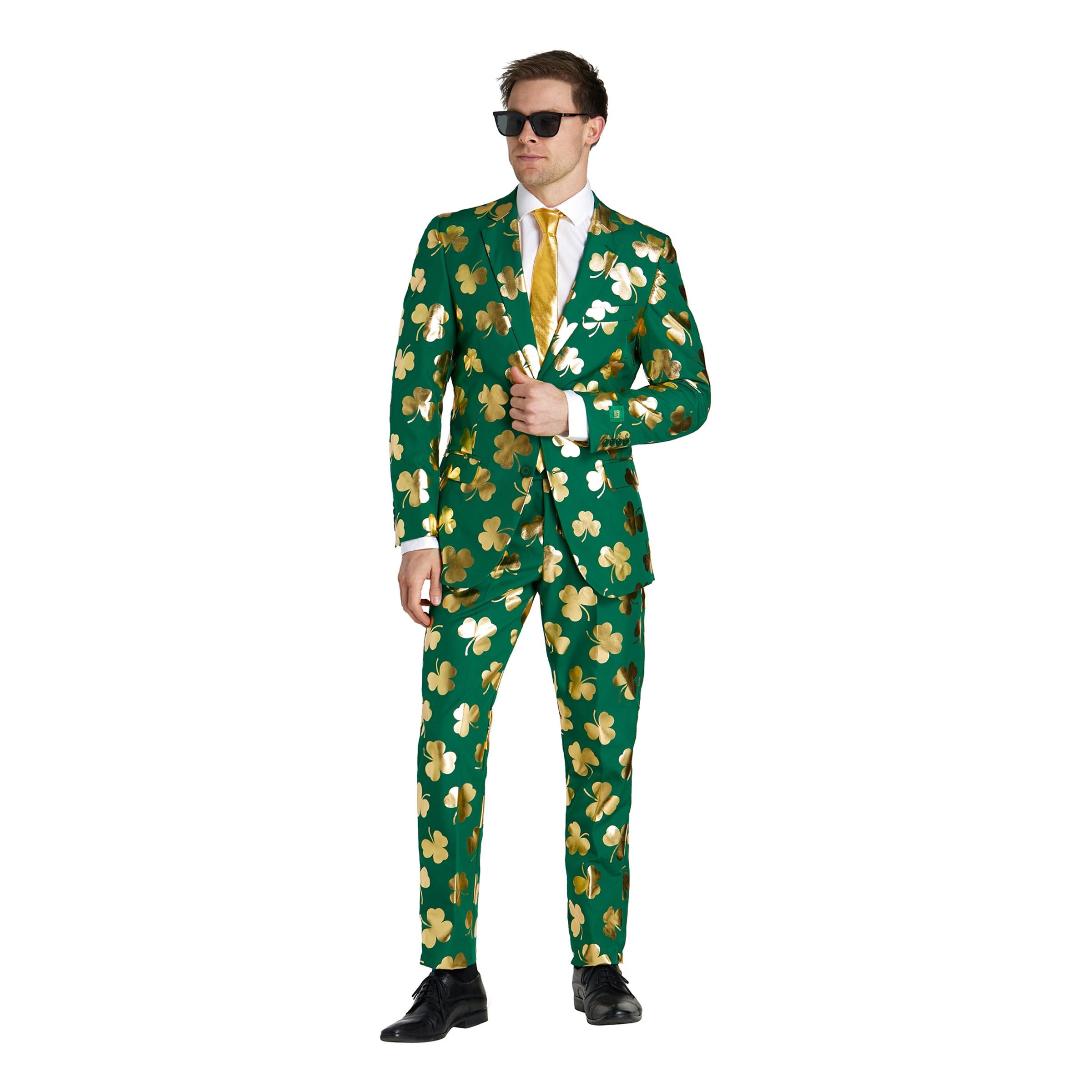 OppoSuits Mr. Clover Clover Kostym - 52