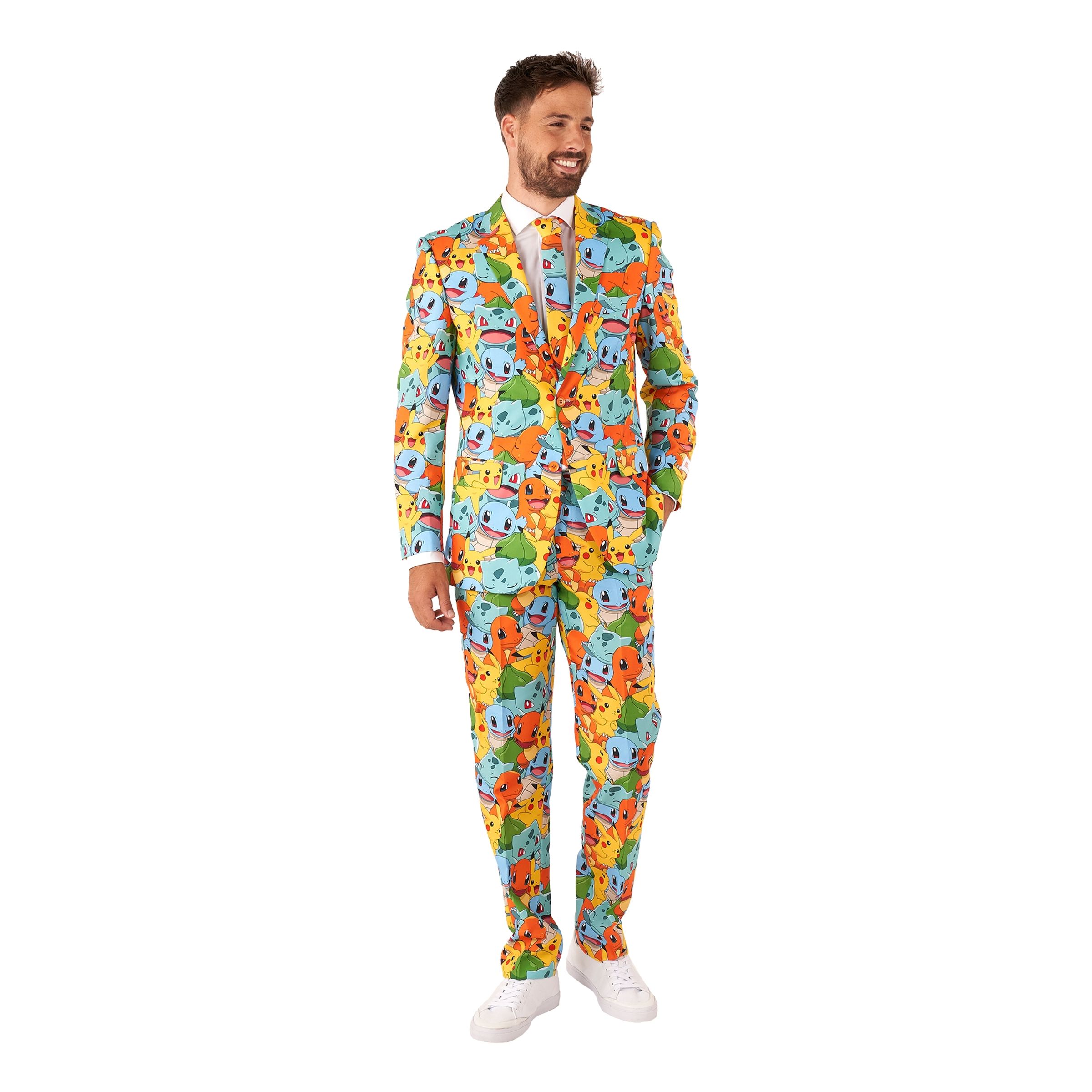 OppoSuits Pokémon Kostym - 62 | Hem//Maskerad//Maskeraddräkter//Herrdräkter | PartyOutlet