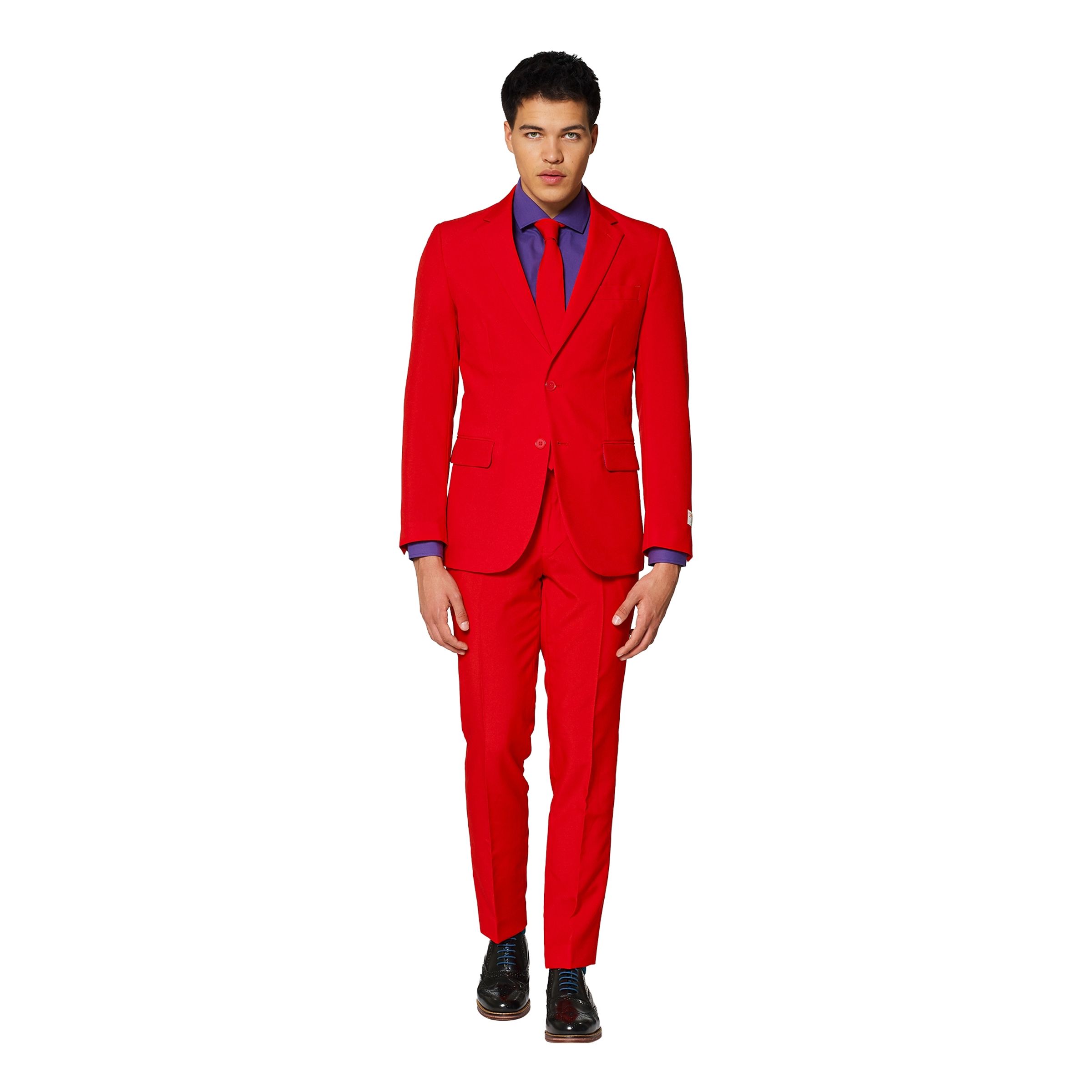 OppoSuits Red Devil Kostym - 52