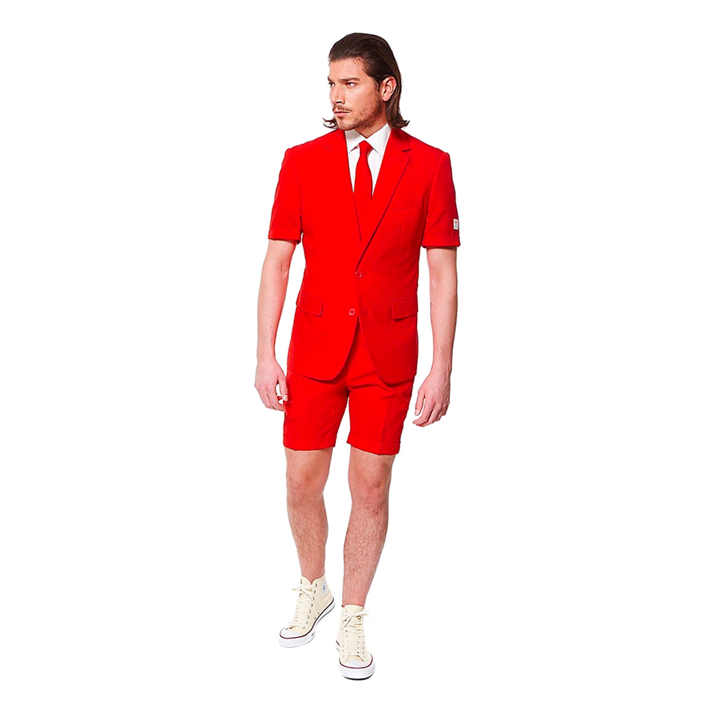 OppoSuits Red Devil Shorts Kostym - 54