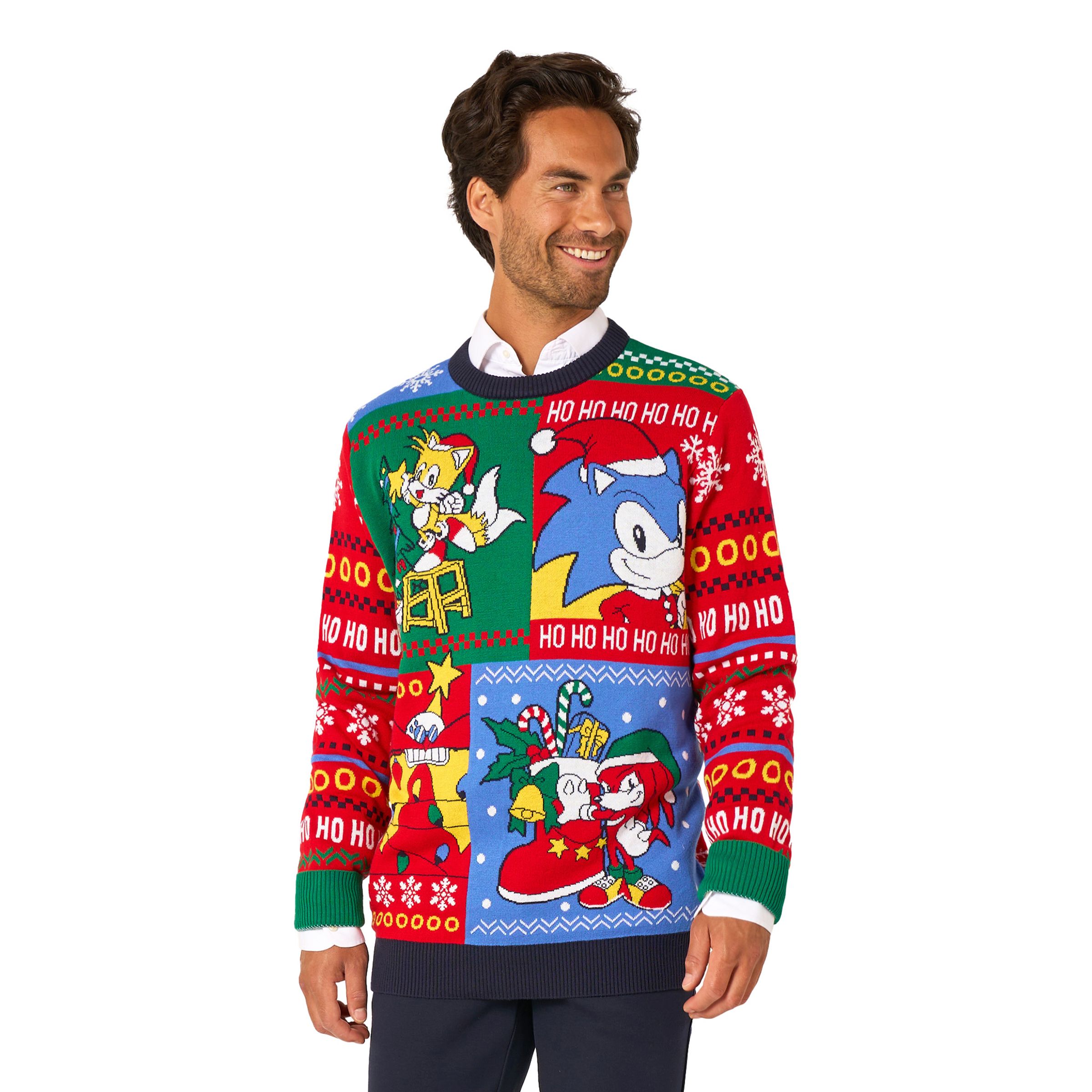 OppoSuits Sonic Jultröja - XX-Large | Hem - Teman - Högtider - Jul - Julbord - Jultröjor | Pryloteket