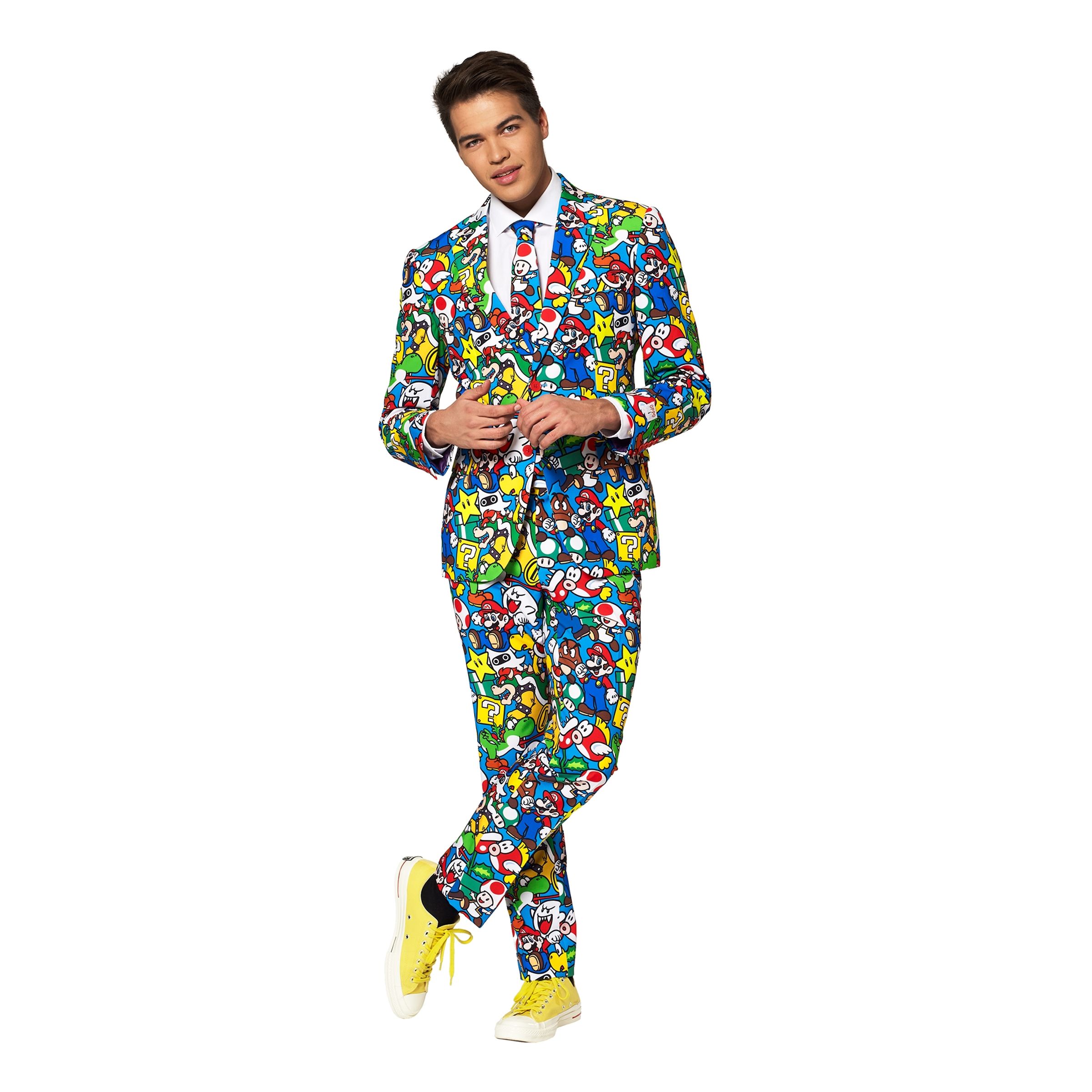 OppoSuits Super Mario Kostym - 58 | Hem//Maskerad//Maskeraddräkter//Herrdräkter | PartyOutlet