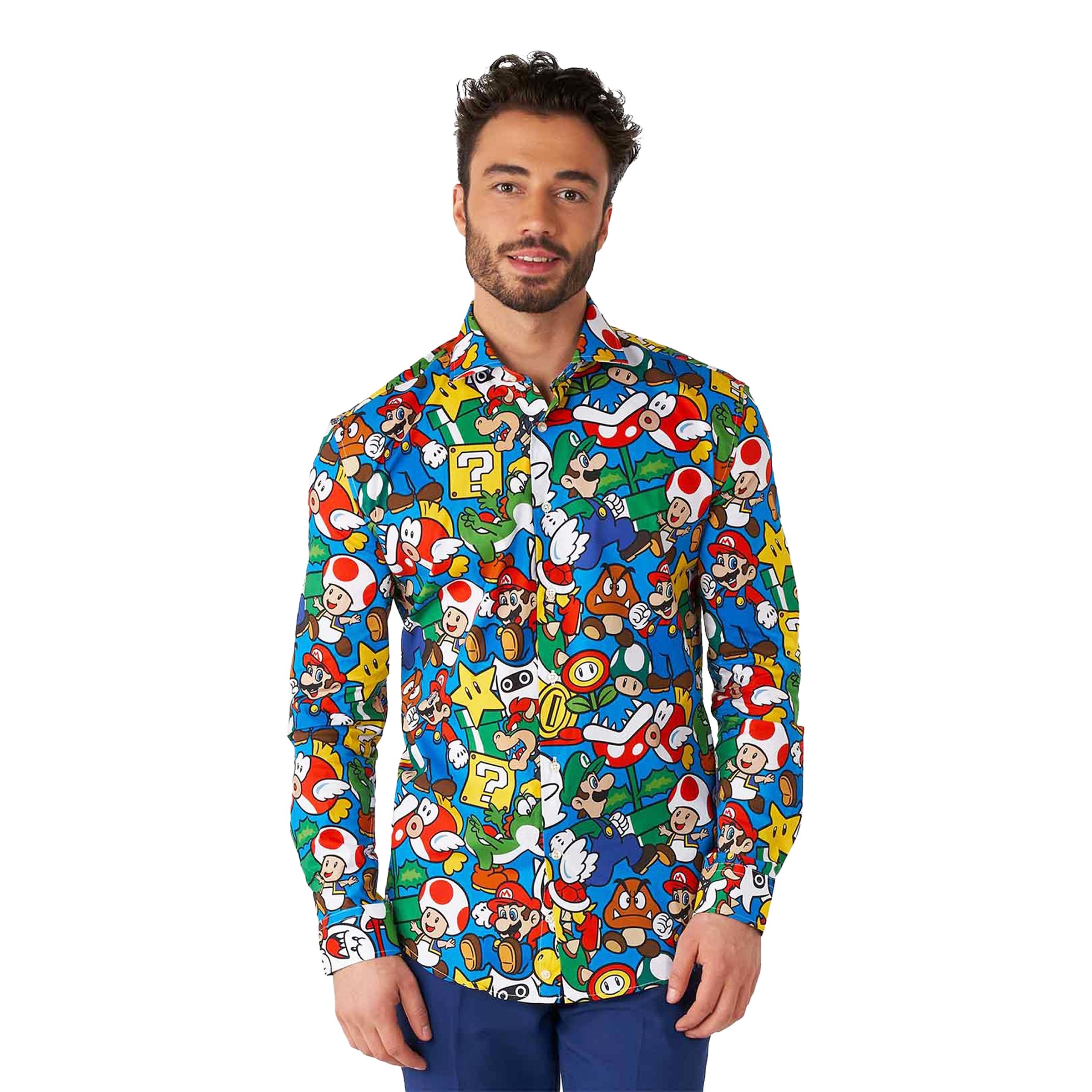 OppoSuits Super Mario Skjorta - 37