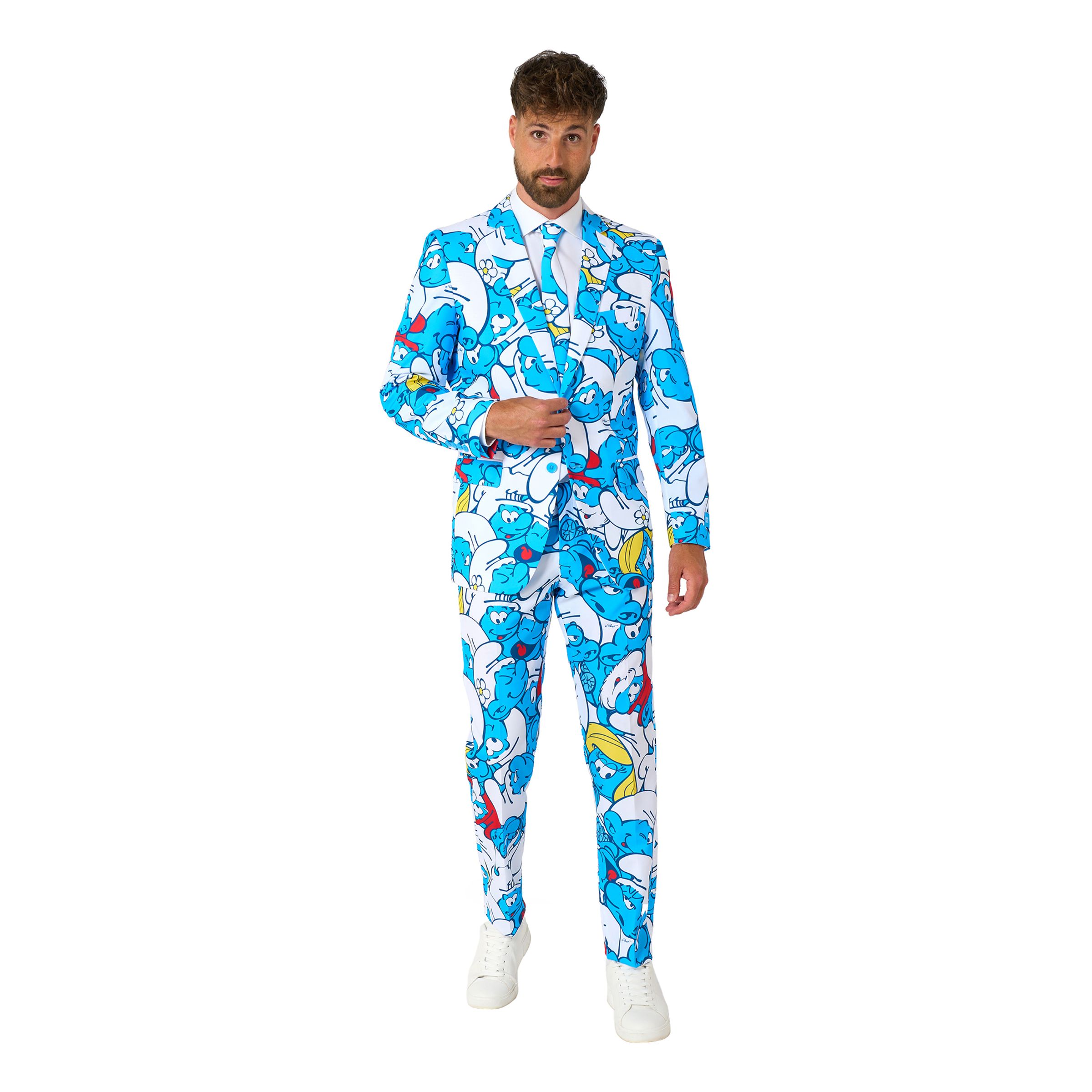 OppoSuits The Smurfs Kostym - 52 | Hem - Maskerad - Maskeraddräkter - Herrdräkter | Pryloteket