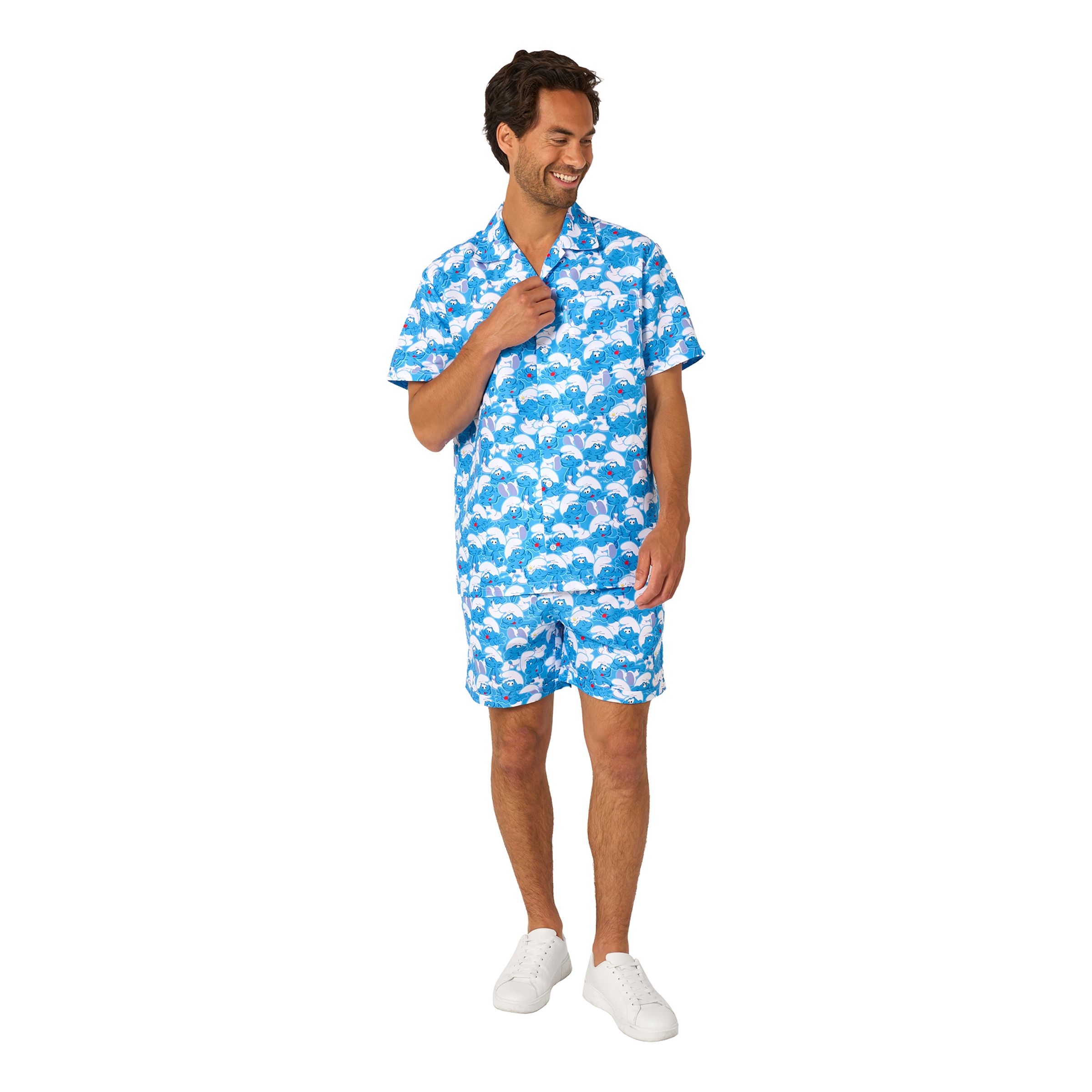 OppoSuits The Smurfs&trade; Smurftastic Shorts Kostym - XX-Large | Hem - Teman - Evenemang - Festival | Pryloteket