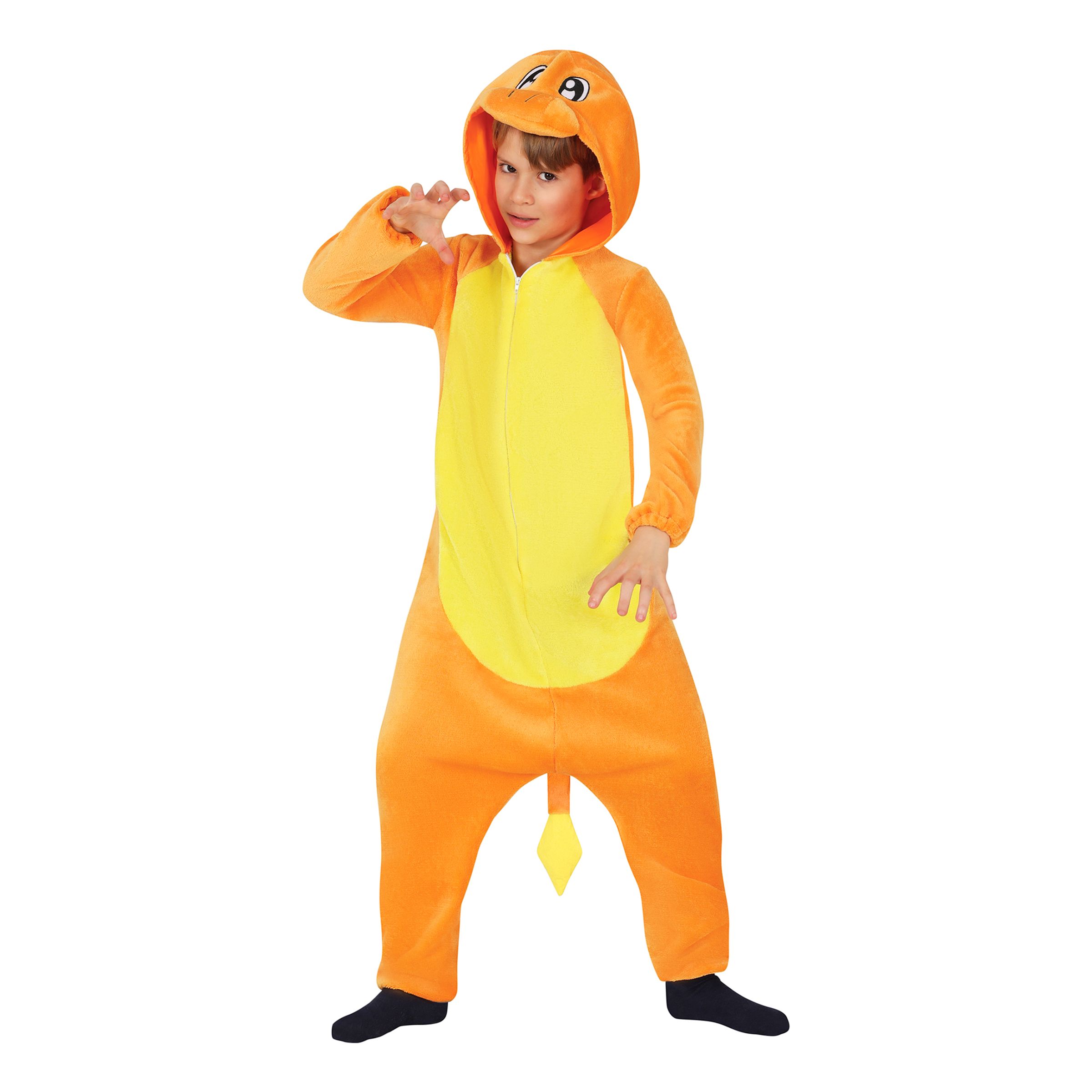 Orange Drake Barn Maskeraddräkt - Small | Hem - Maskerad - Maskeraddräkter - Barndräkter | Pryloteket