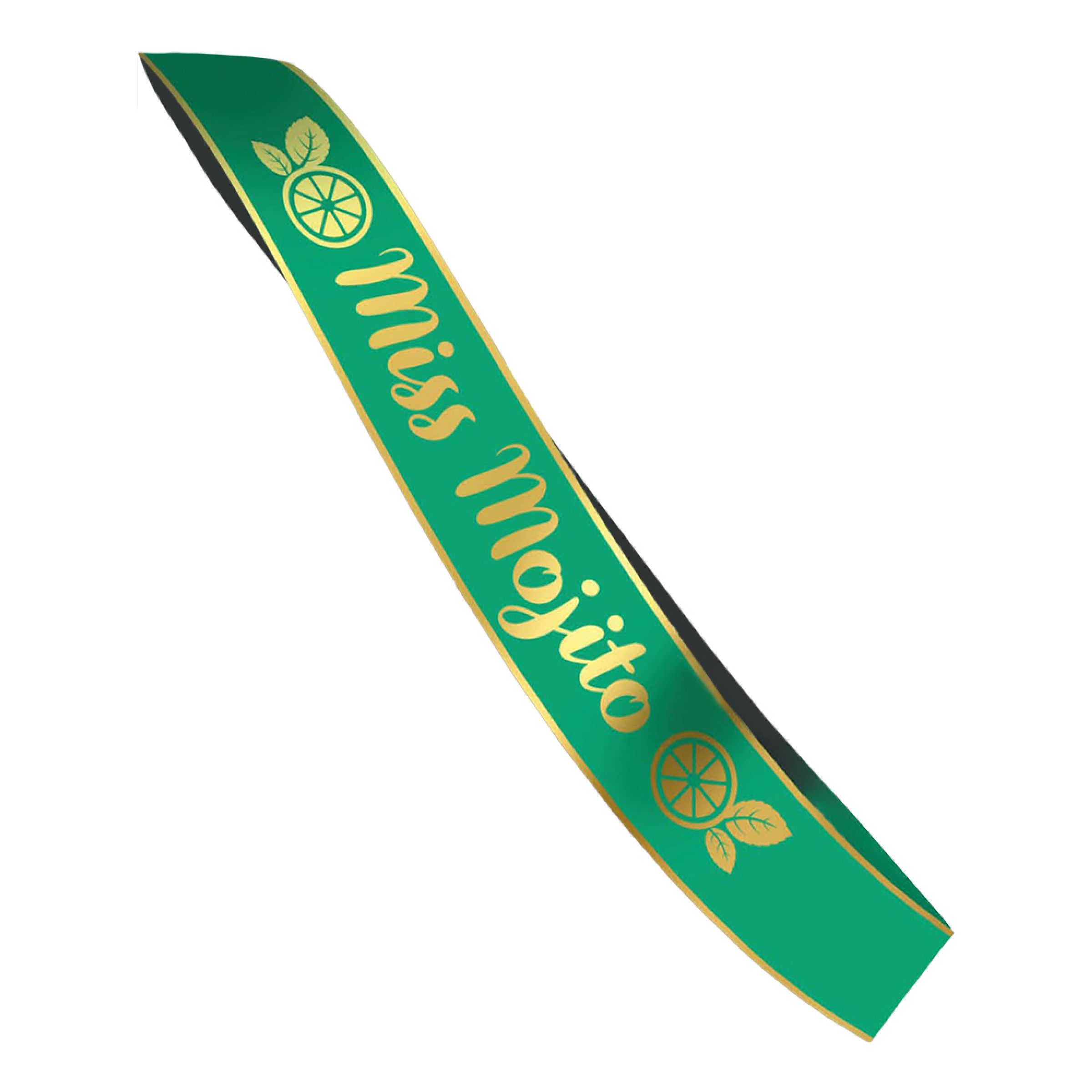 Ordensband Miss Mojito - One size | Hem - Teman - Färger - Grön | Pryloteket