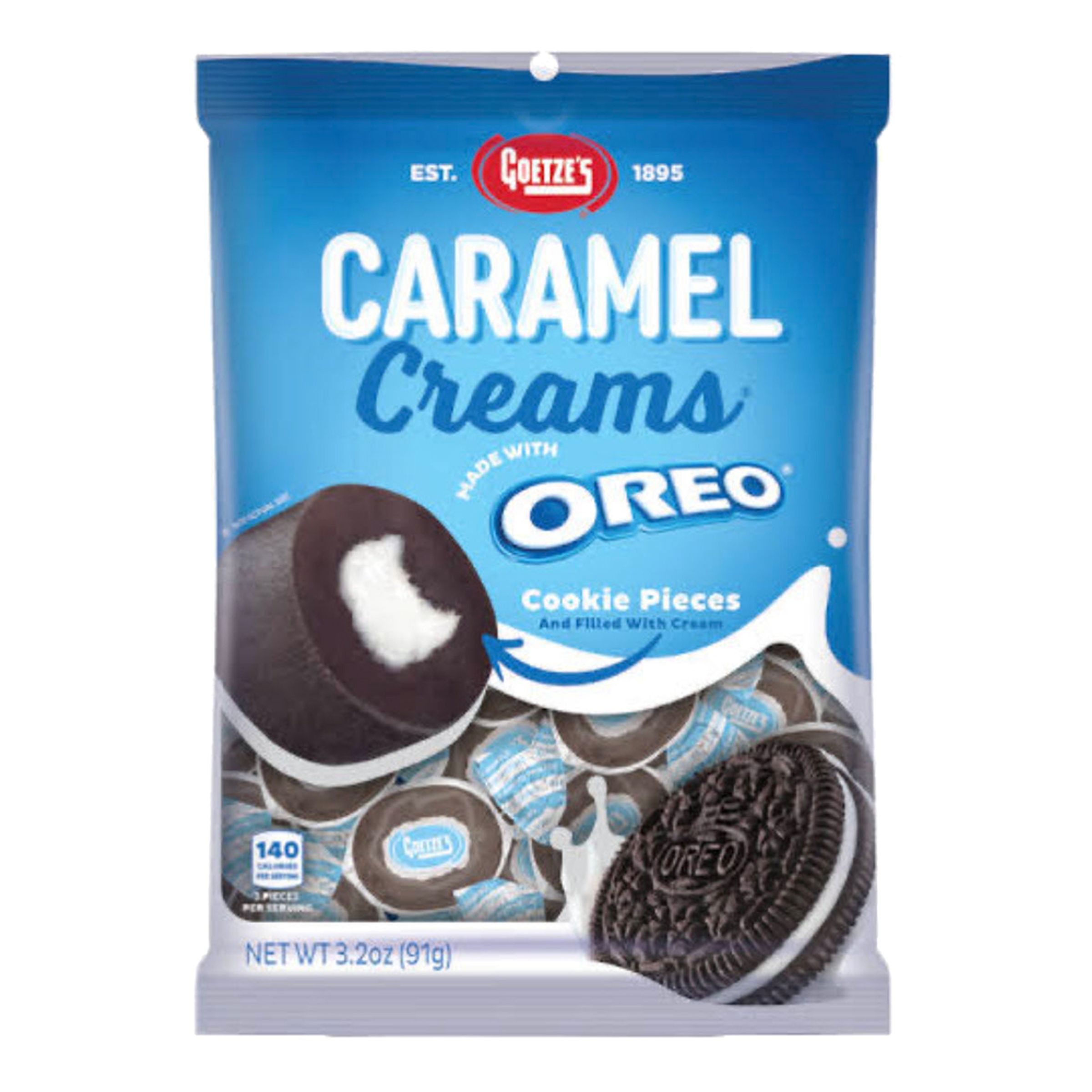 Oreo Caramel Creams - 91 gram