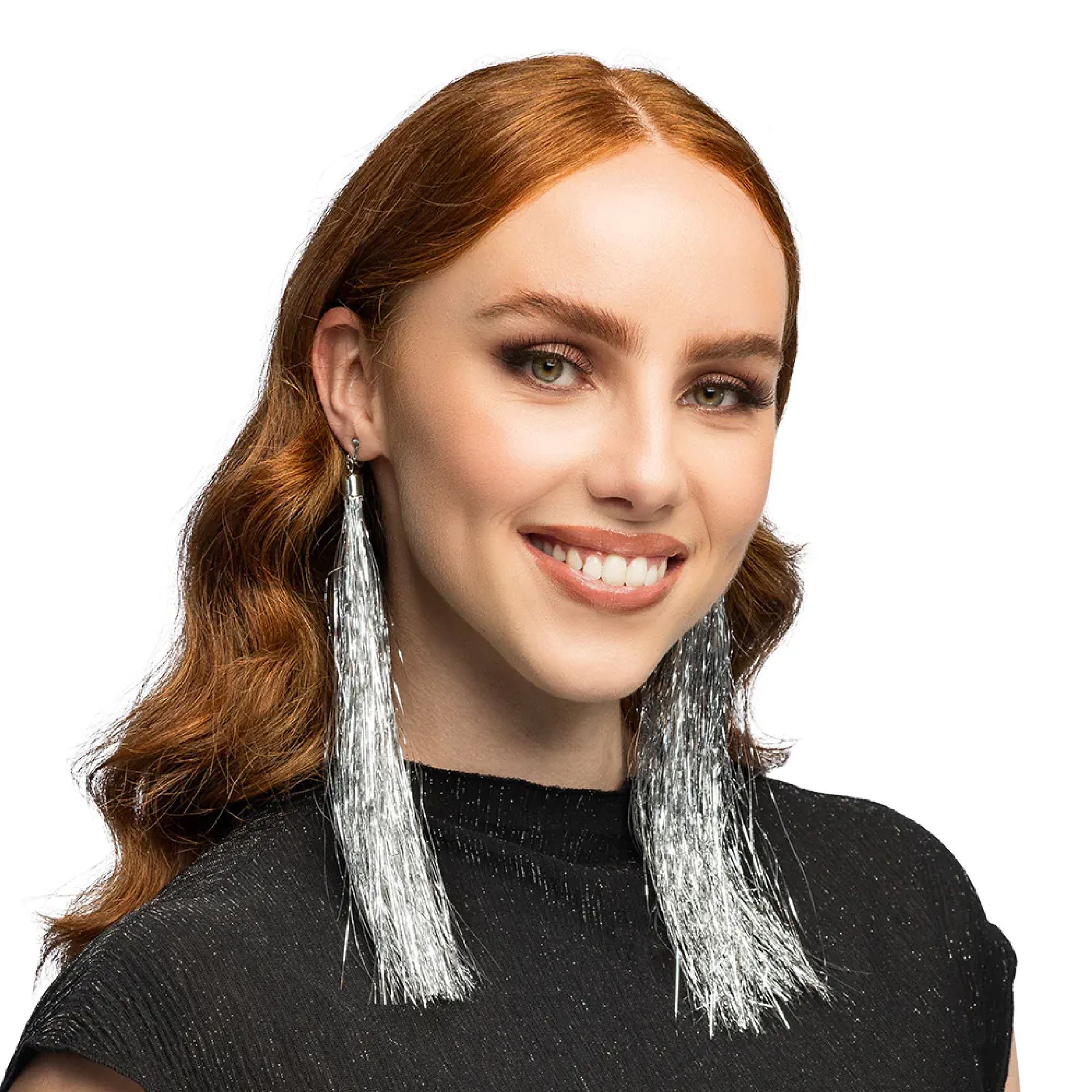 Örhängen Festival Silver | Hem - Teman - Högtider - Nyår | Pryloteket