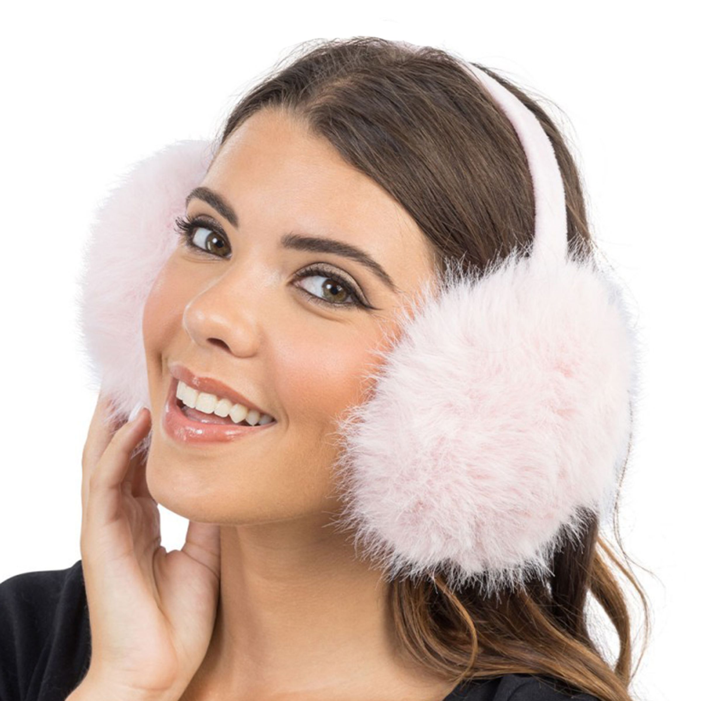 Öronmuffar Ljusrosa - One size | Hem - Maskerad - Tillbehör - Maskeradaccessoarer | Pryloteket