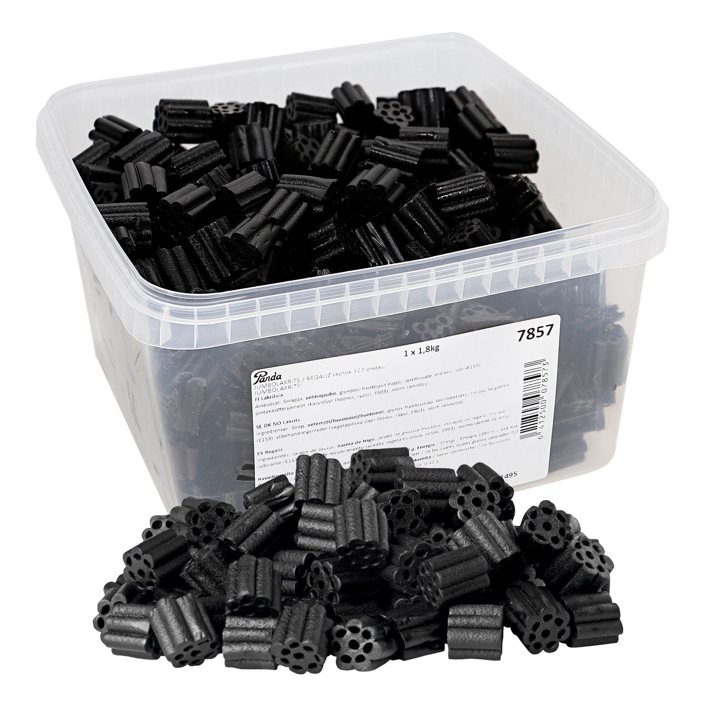 Panda Jumbo Licorice Storpack - 1,8 kg | Hem - Godis & Läsk - Godis - Lakrits | Pryloteket