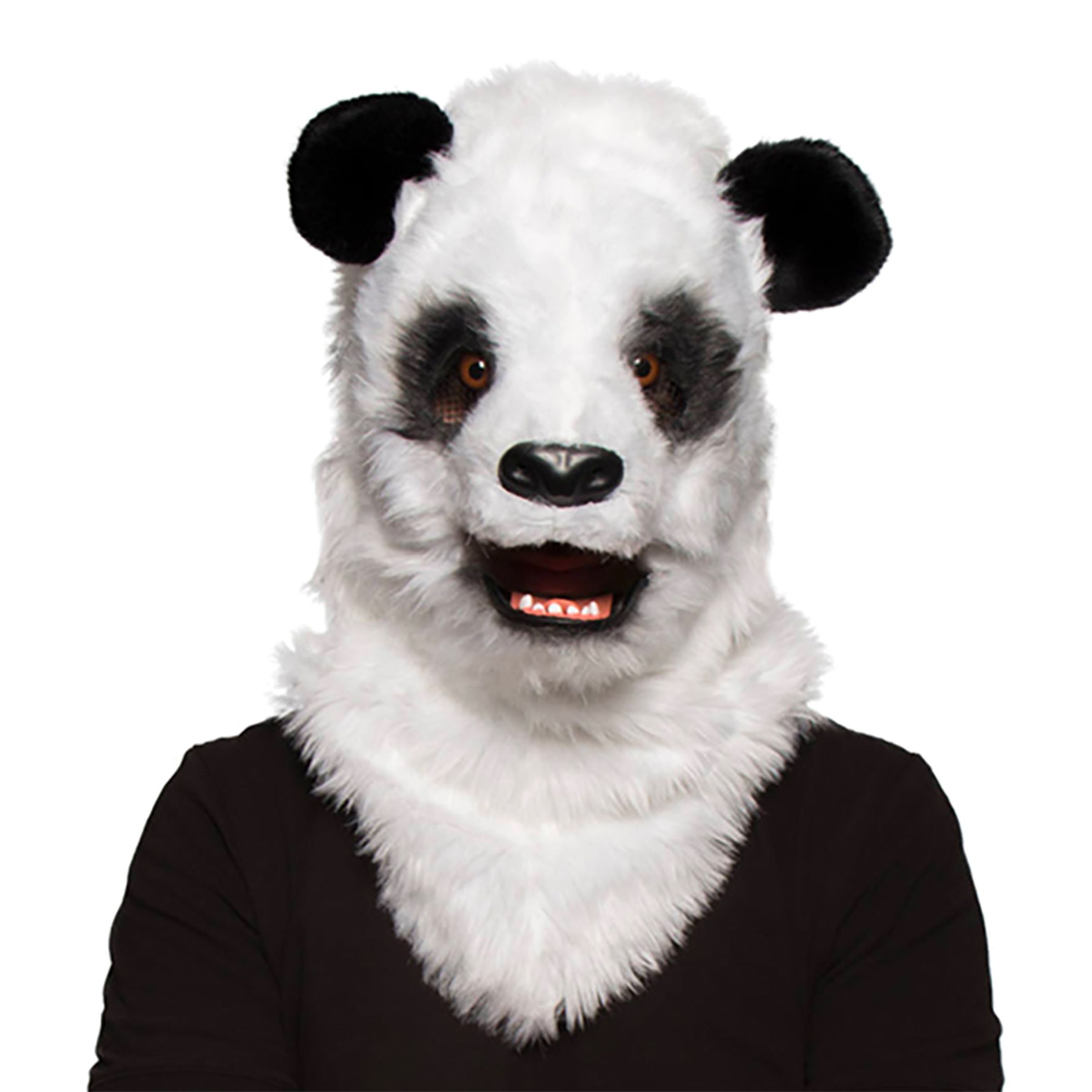 Panda Mask med Rörande Mun - One size