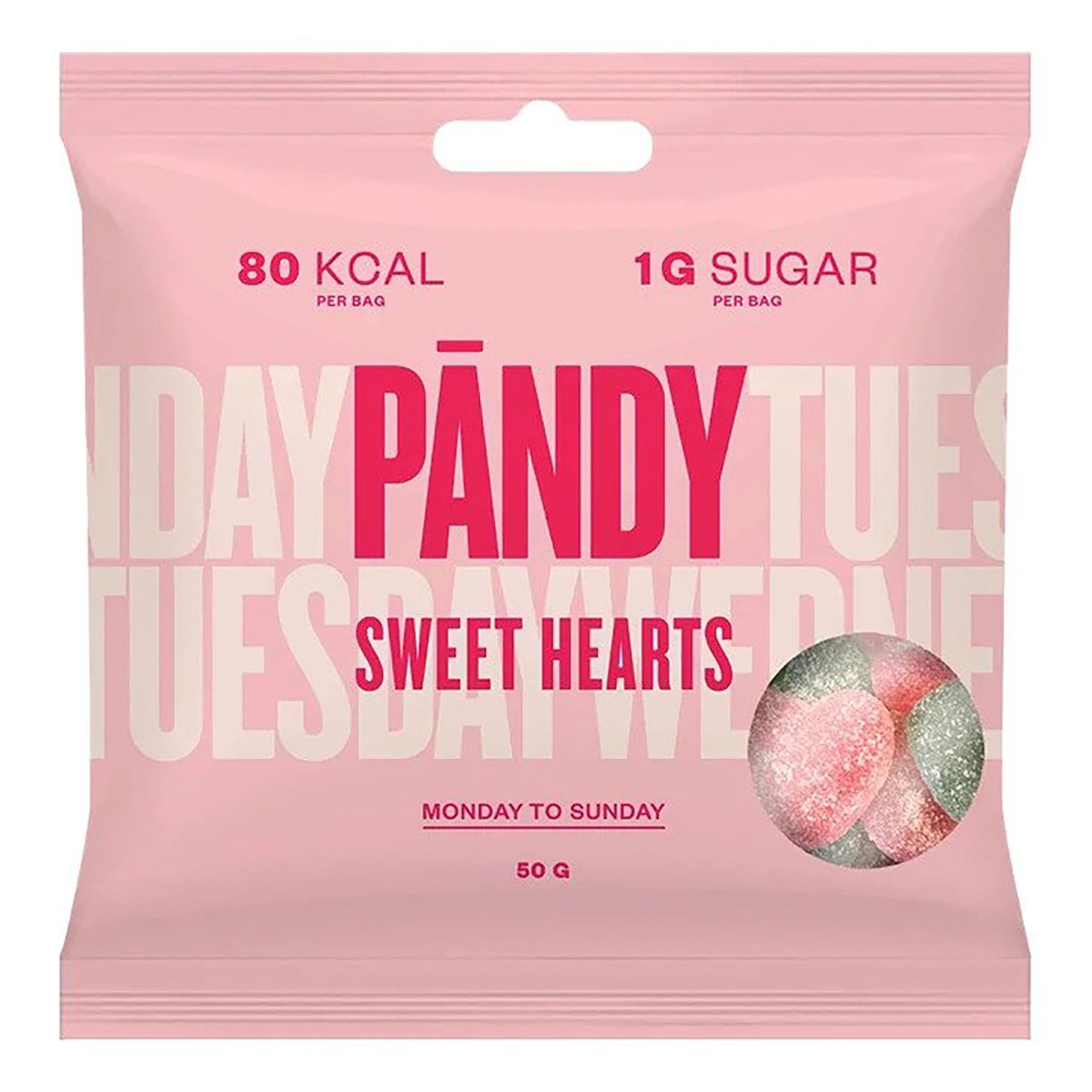 Läs mer om Pändy Sweet Hearts - 50 gram