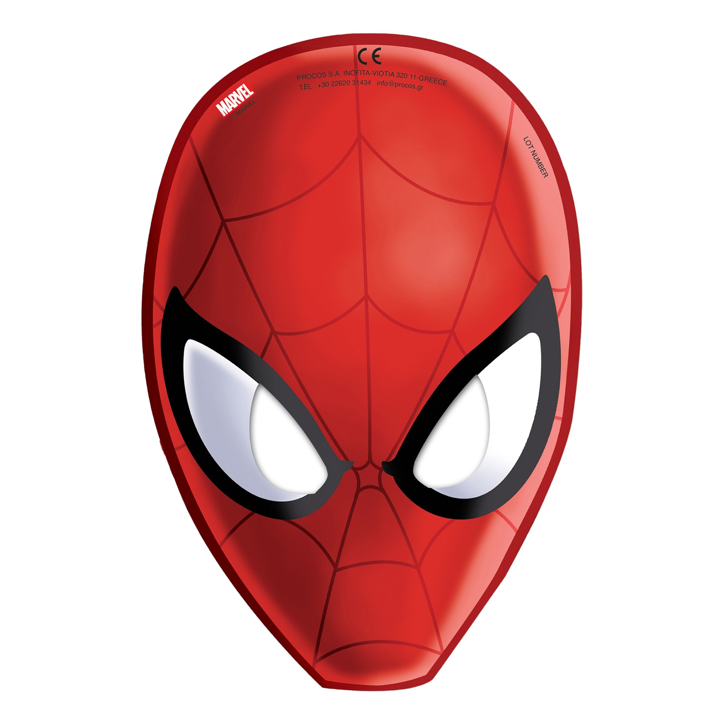 Läs mer om Pappermasker Ultimate Spiderman - 6-pack