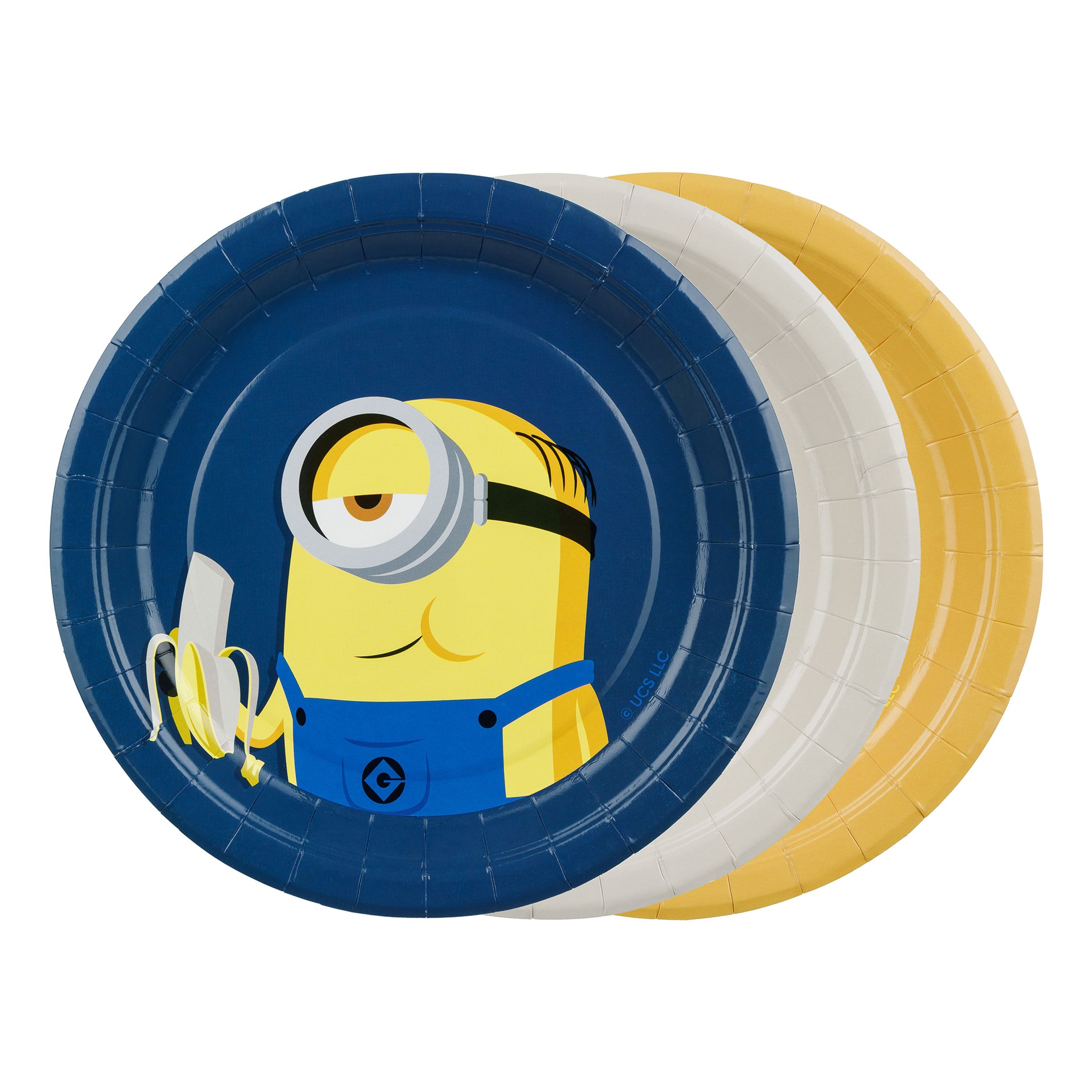 Pappersassietter Minions - 6-pack | Hem - Festartiklar - Dukning | Maskeradspecialisten