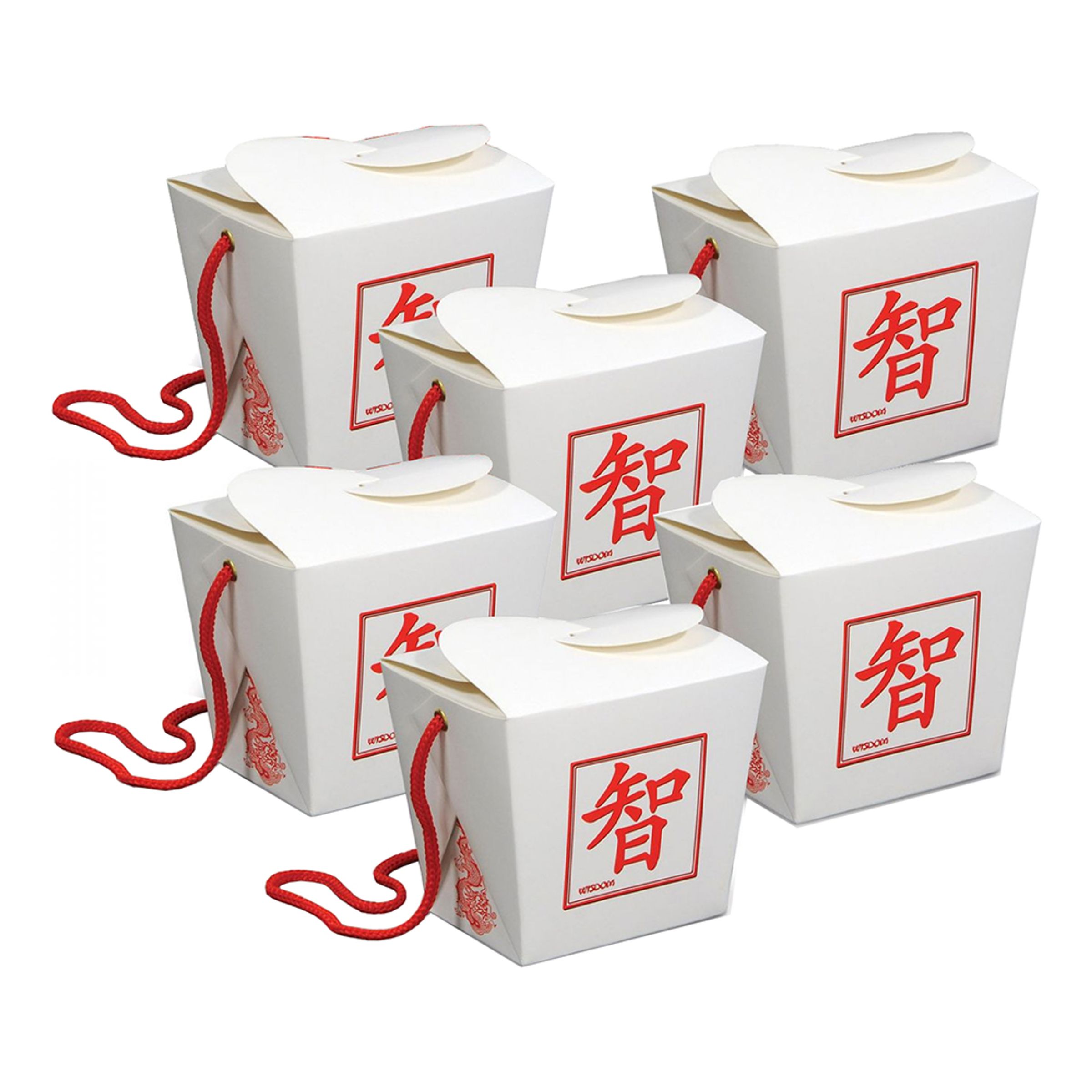 Läs mer om Pappersboxar Asian - 6-pack