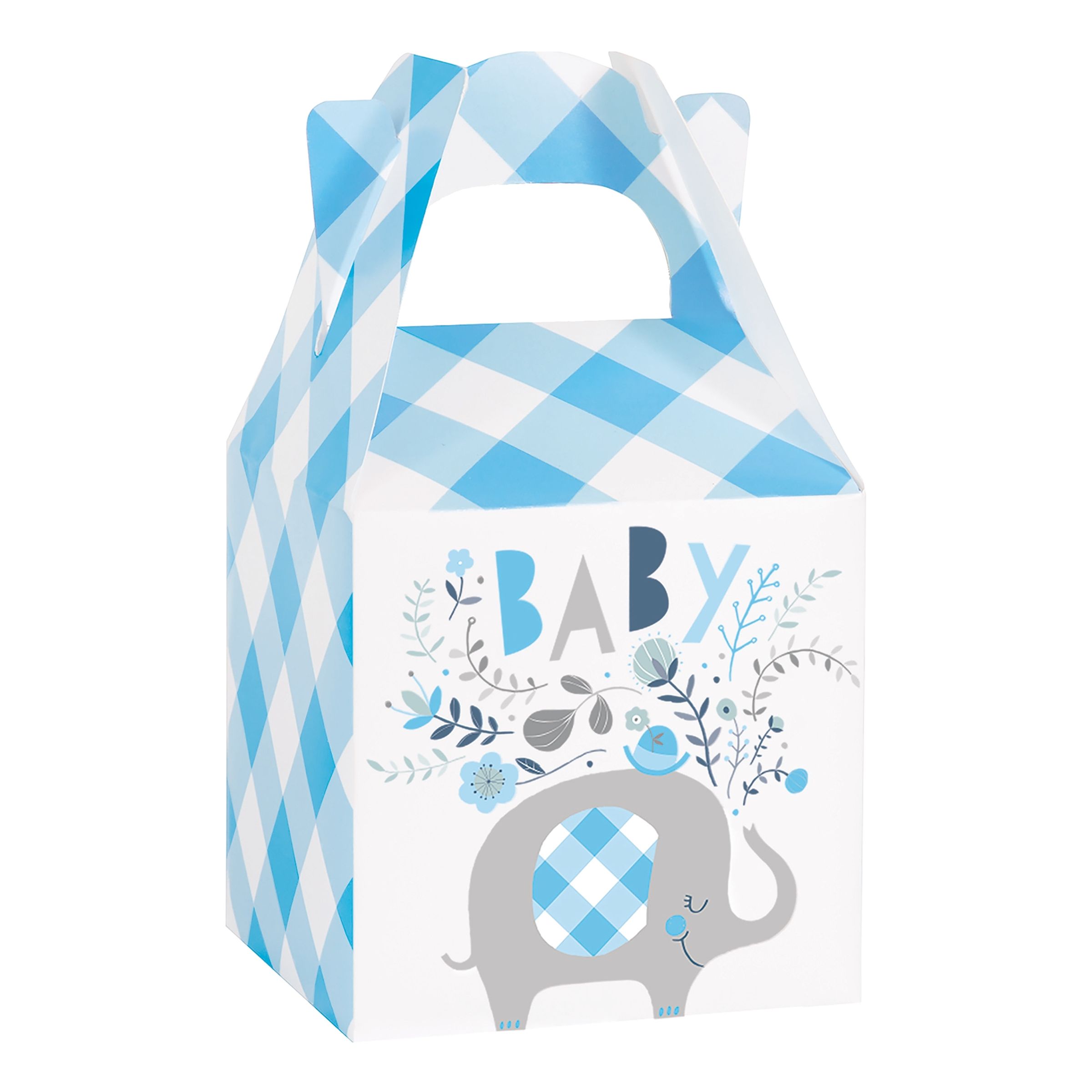 Läs mer om Pappersboxar Baby Elefant Blå