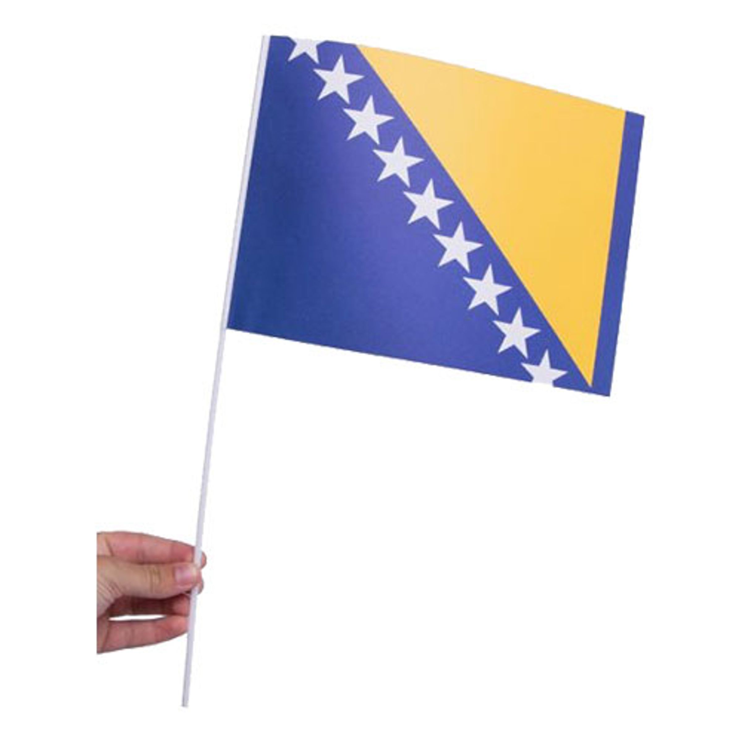 Pappersflagga Bosnien Hercegovina - 1-pack