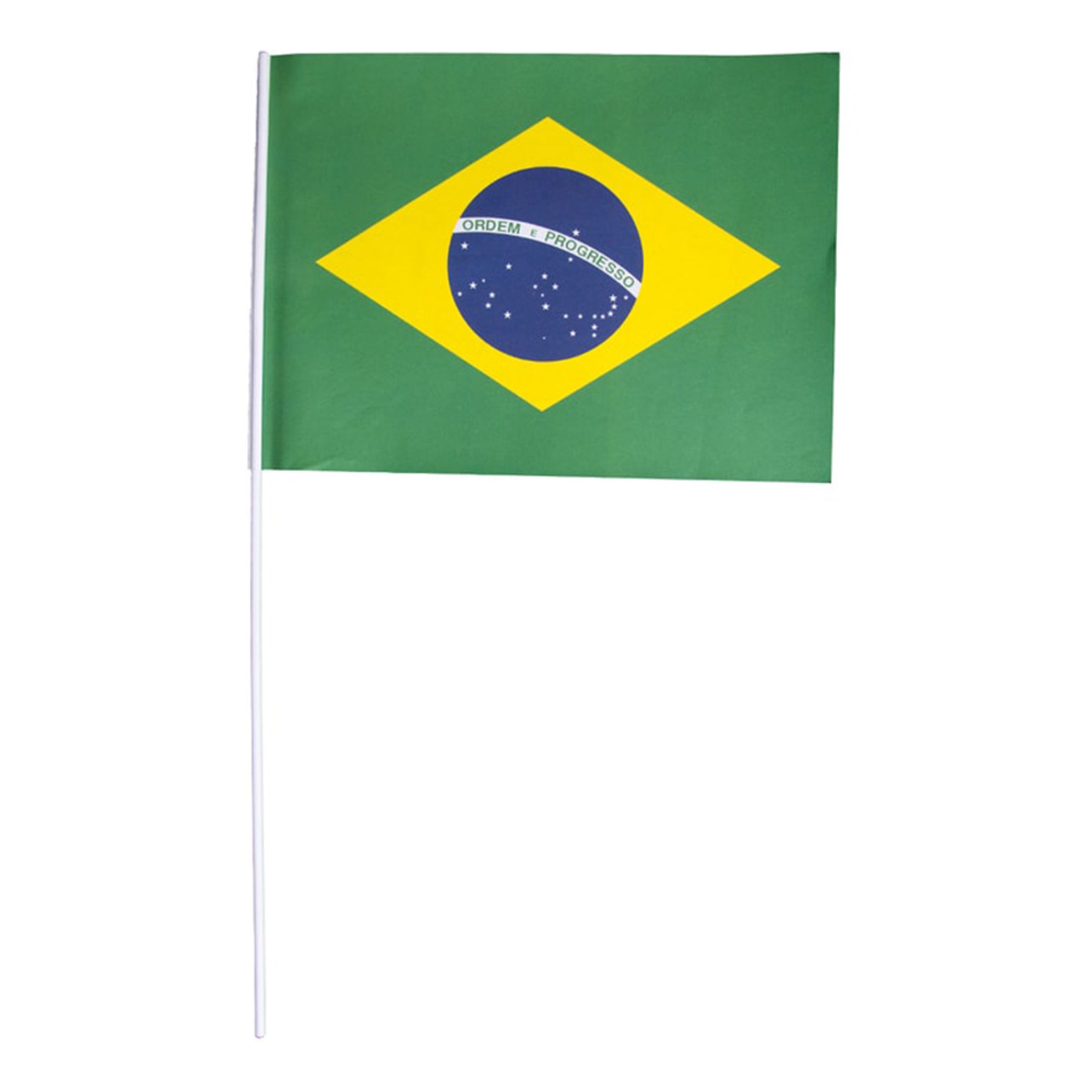 Pappersflagga Brasilien - 1-pack