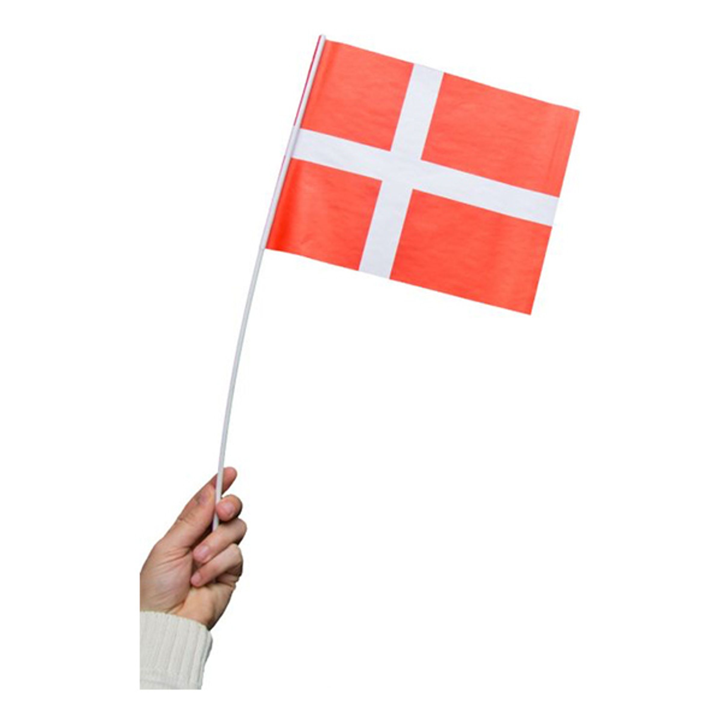 Pappersflagga Danmark - 1-pack
