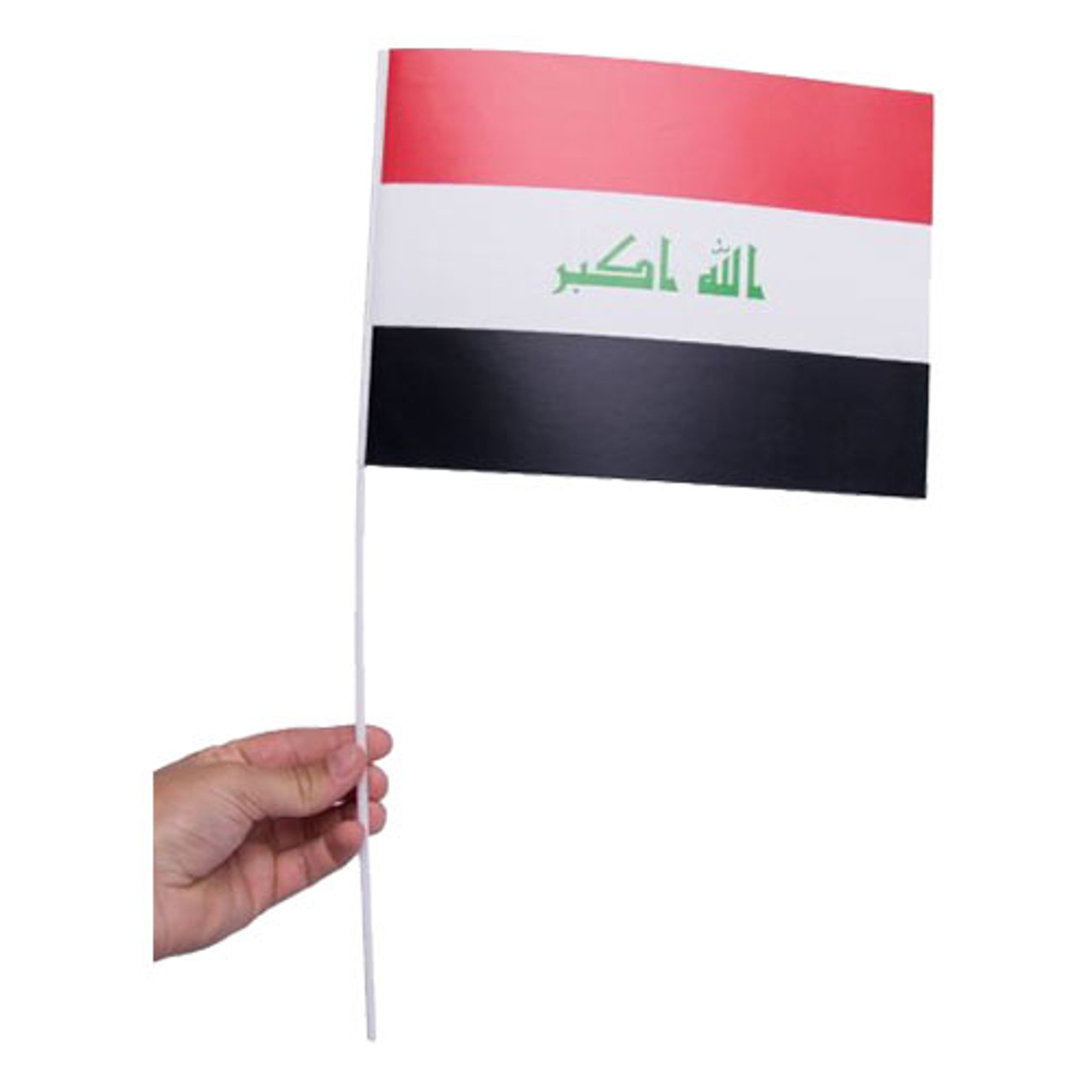 Pappersflagga Irak - 1-pack