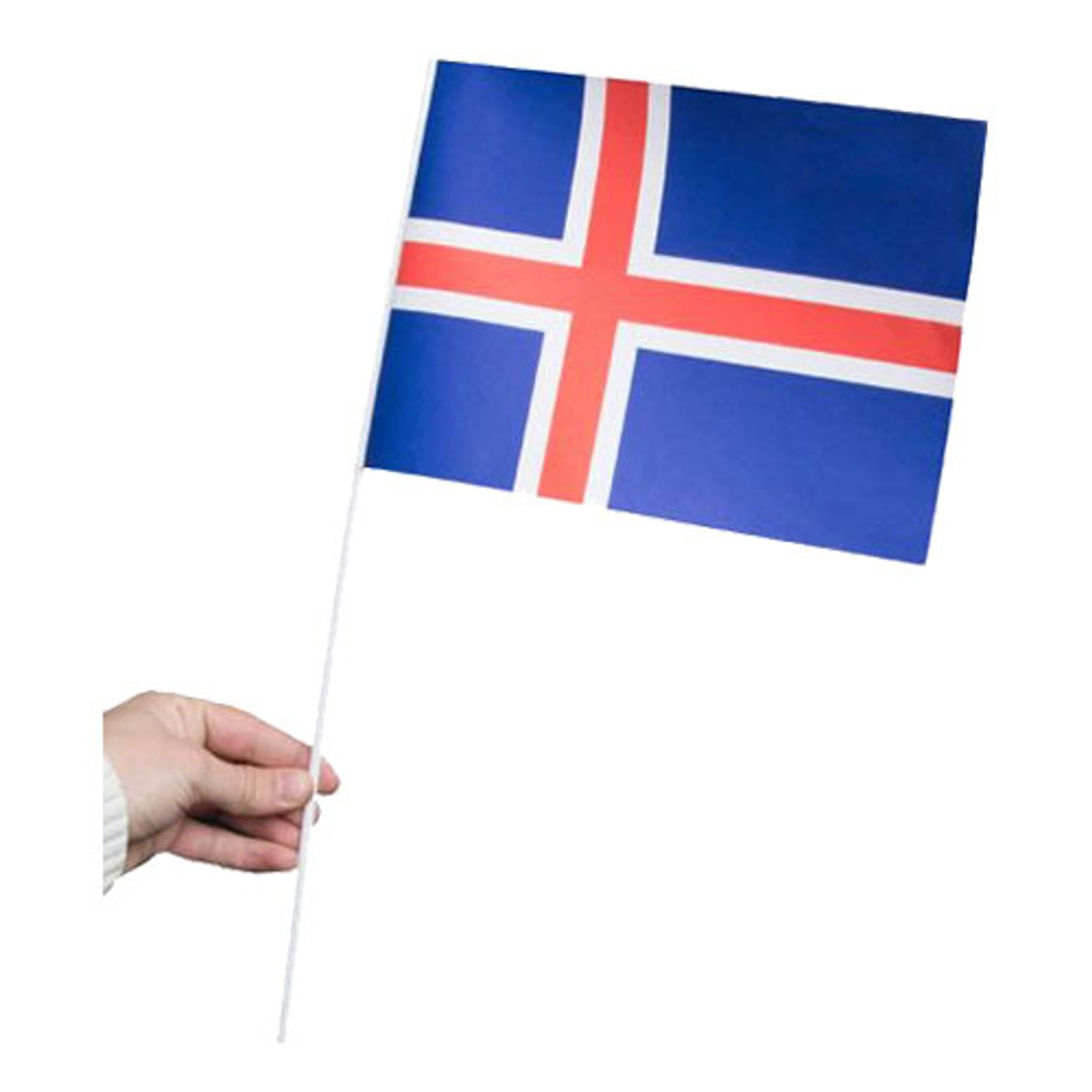 Läs mer om Pappersflagga Island - 1-pack