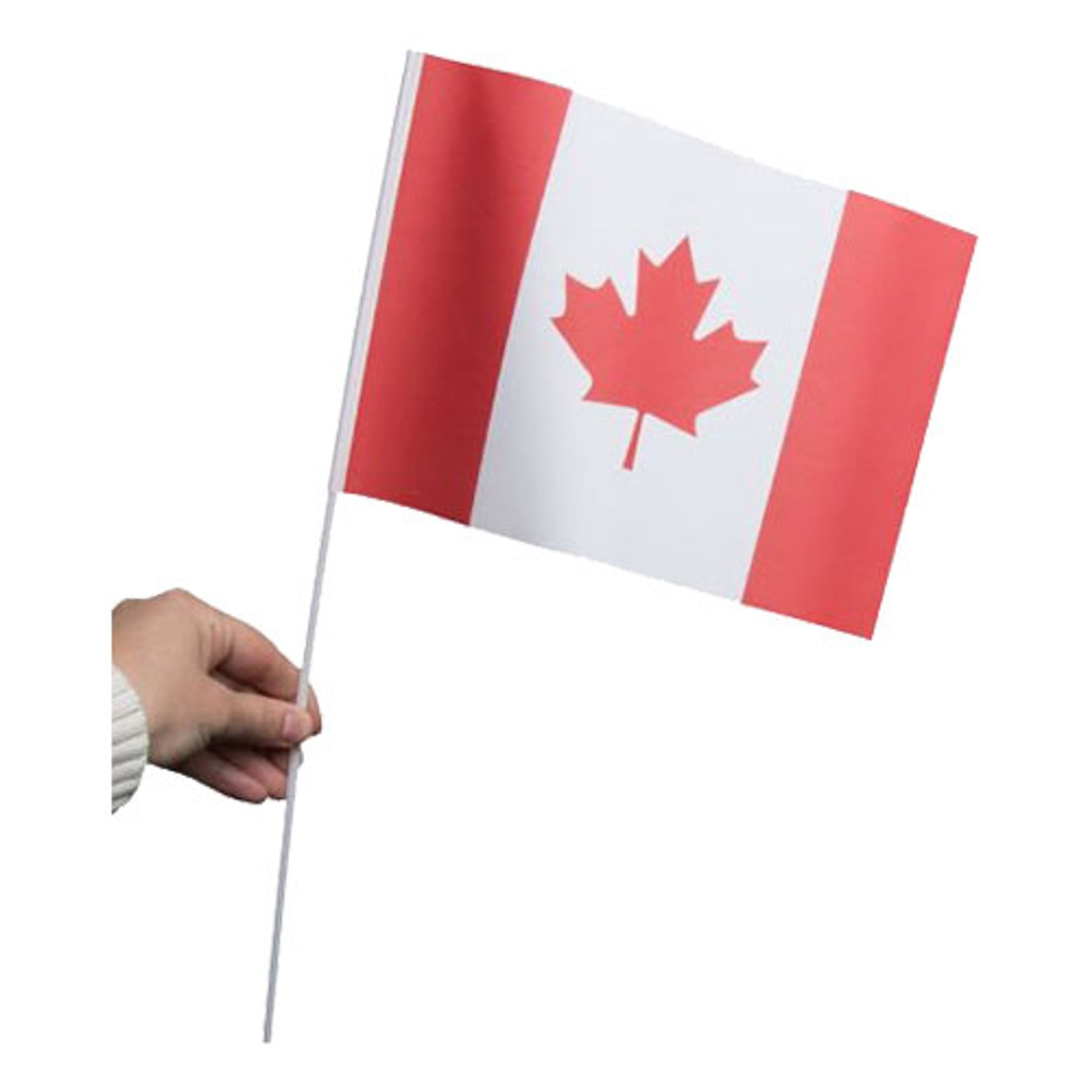 Läs mer om Pappersflagga Kanada - 1-pack
