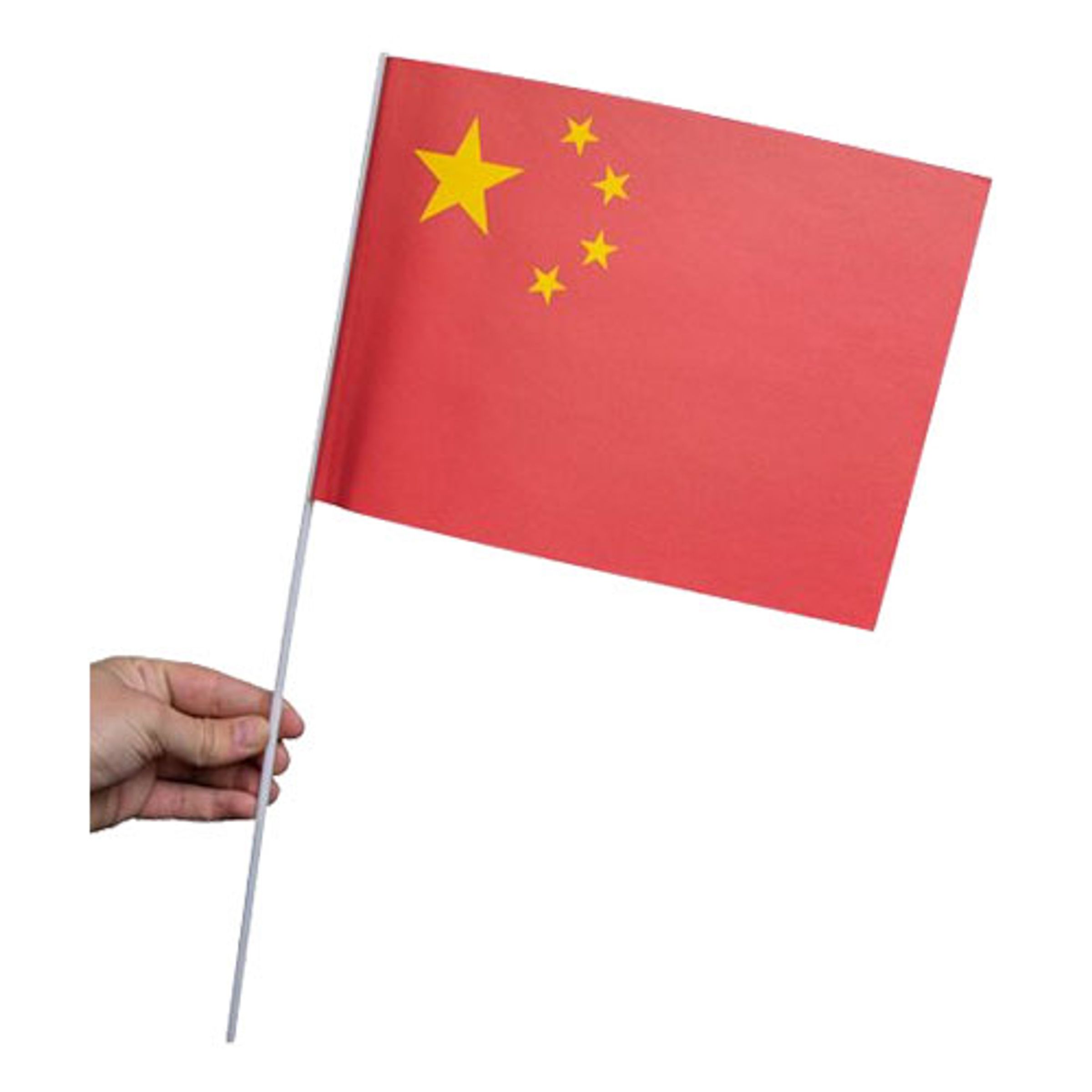 Pappersflagga Kina - 1-pack
