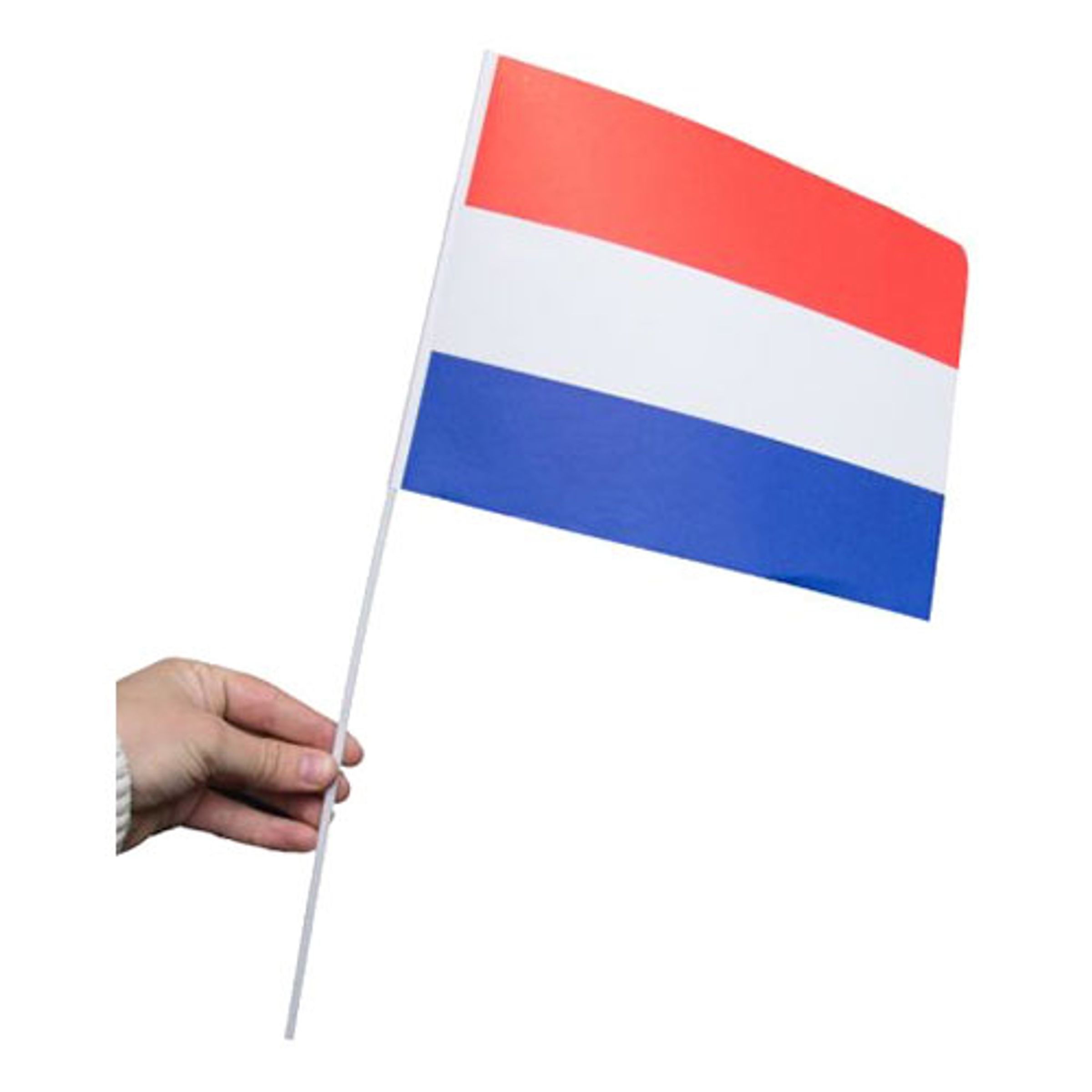 Läs mer om Pappersflagga Nederländerna - 1-pack