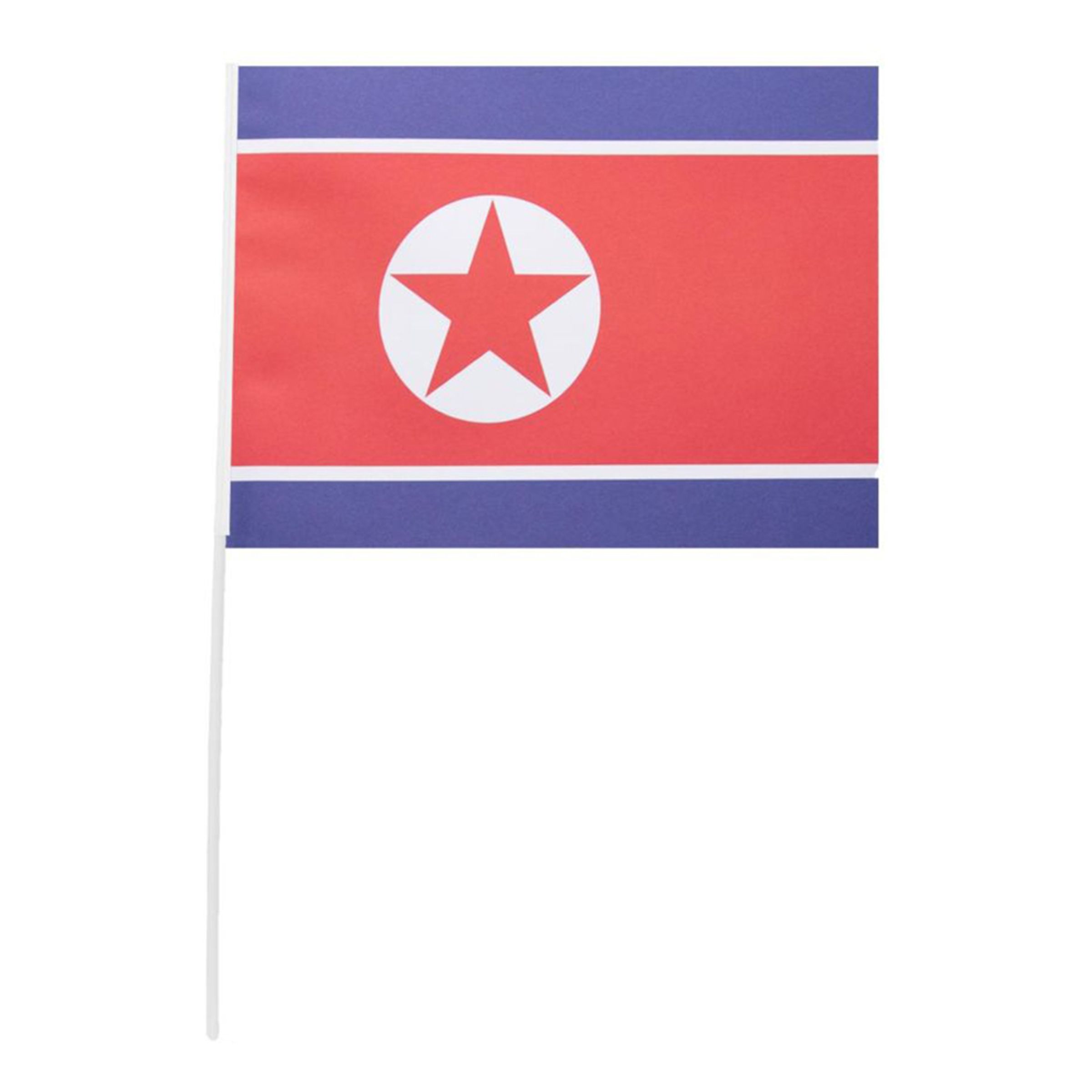 Pappersflagga Nordkorea