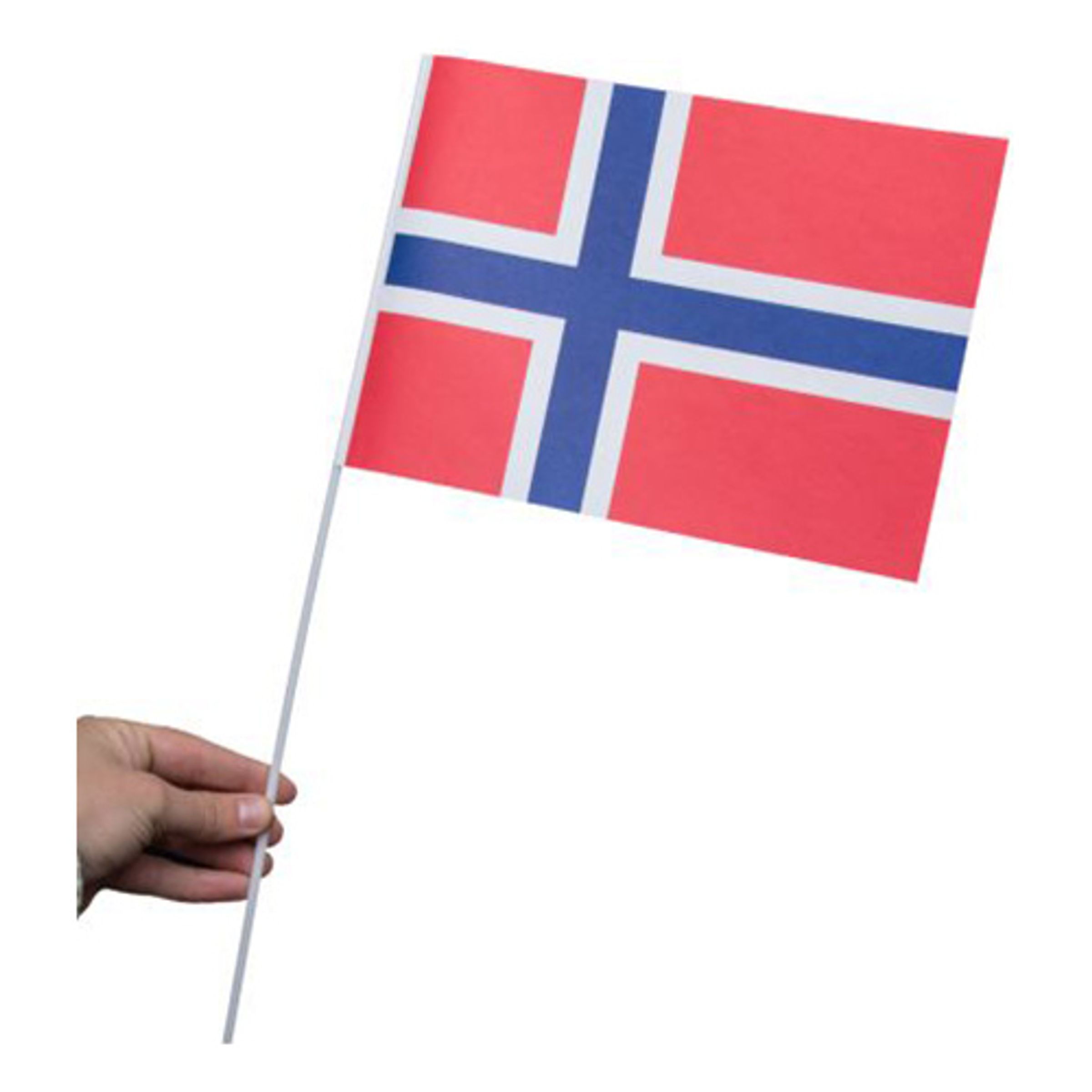 Läs mer om Pappersflagga Norge - 1-pack