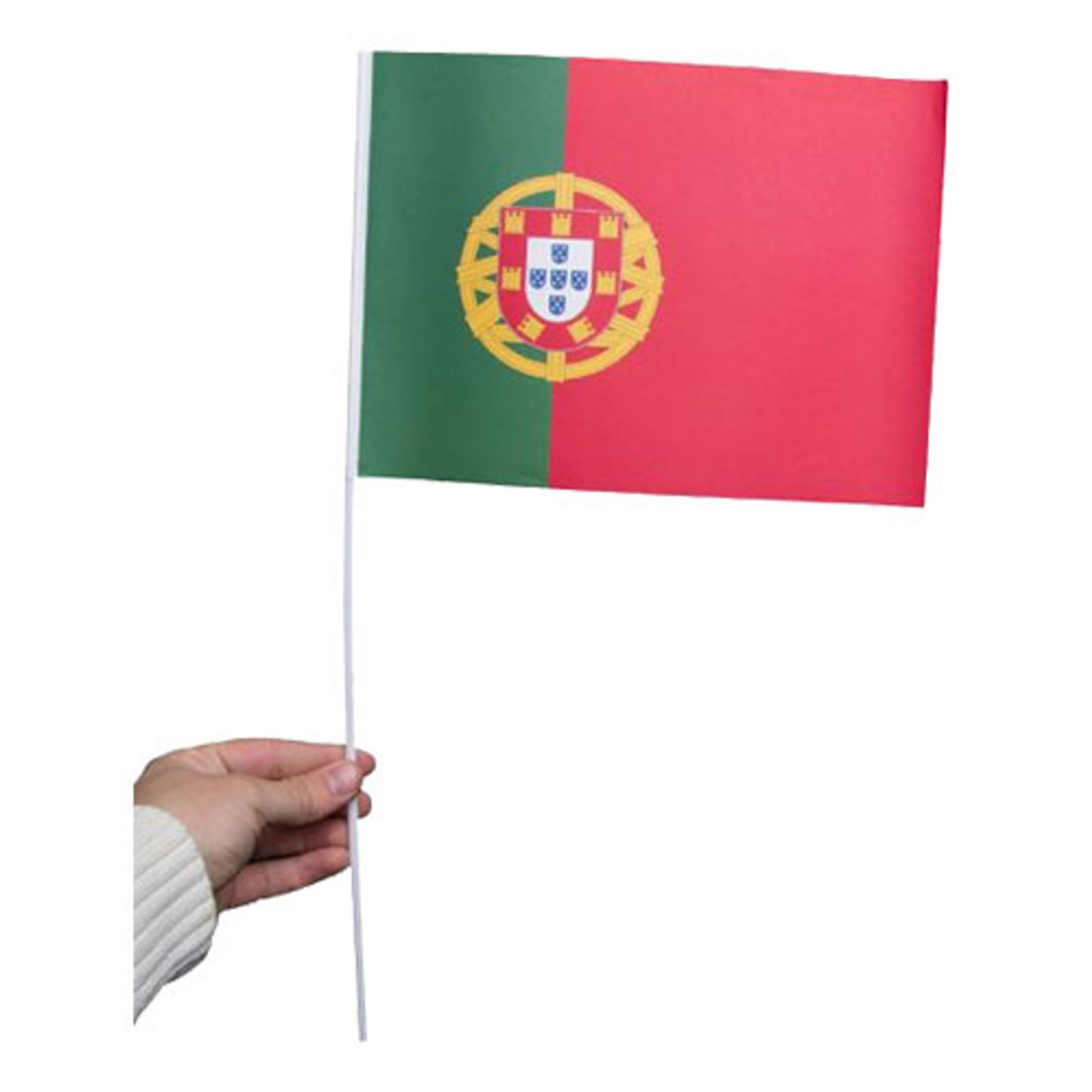 Läs mer om Pappersflagga Portugal - 1-pack