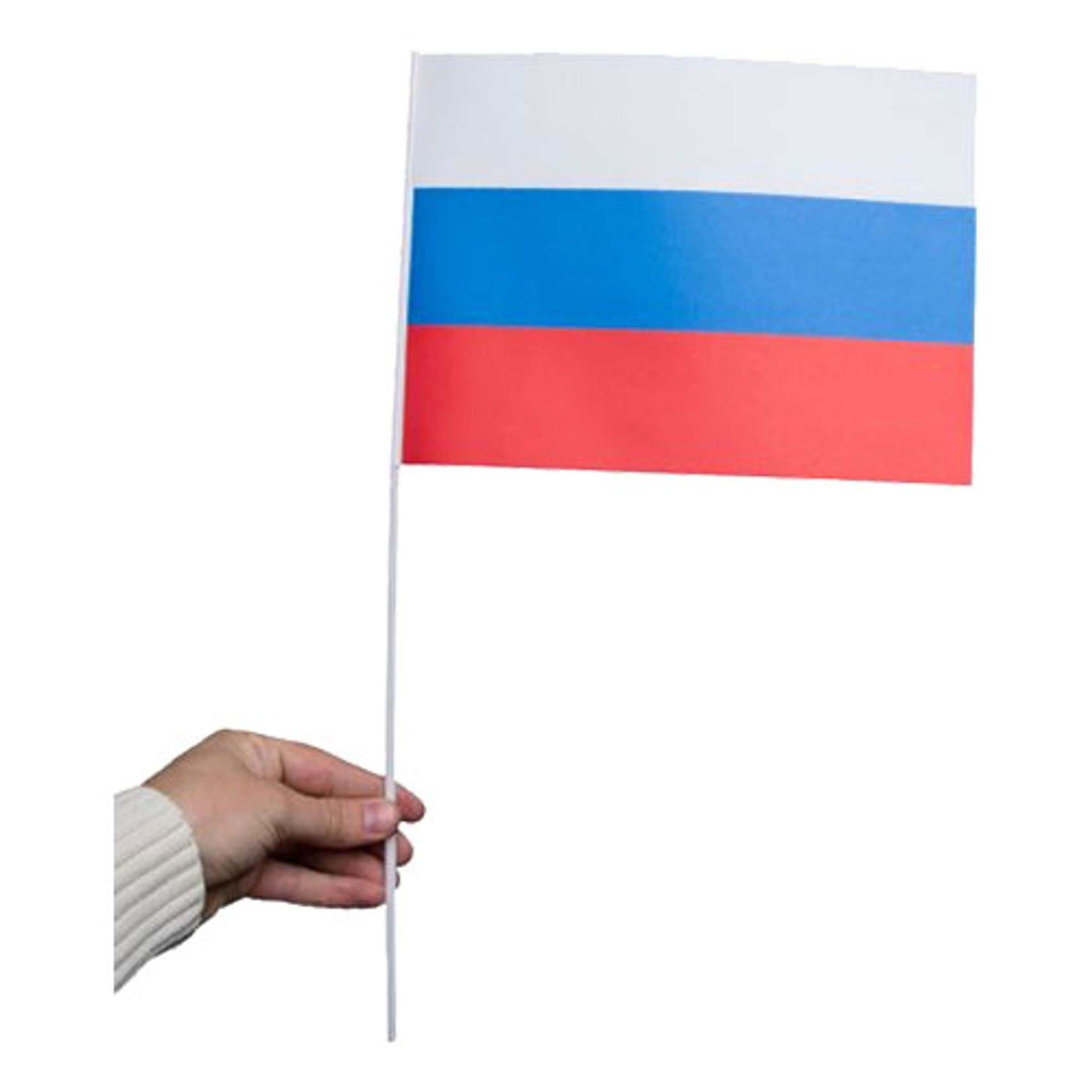 Läs mer om Pappersflagga Ryssland - 1-pack