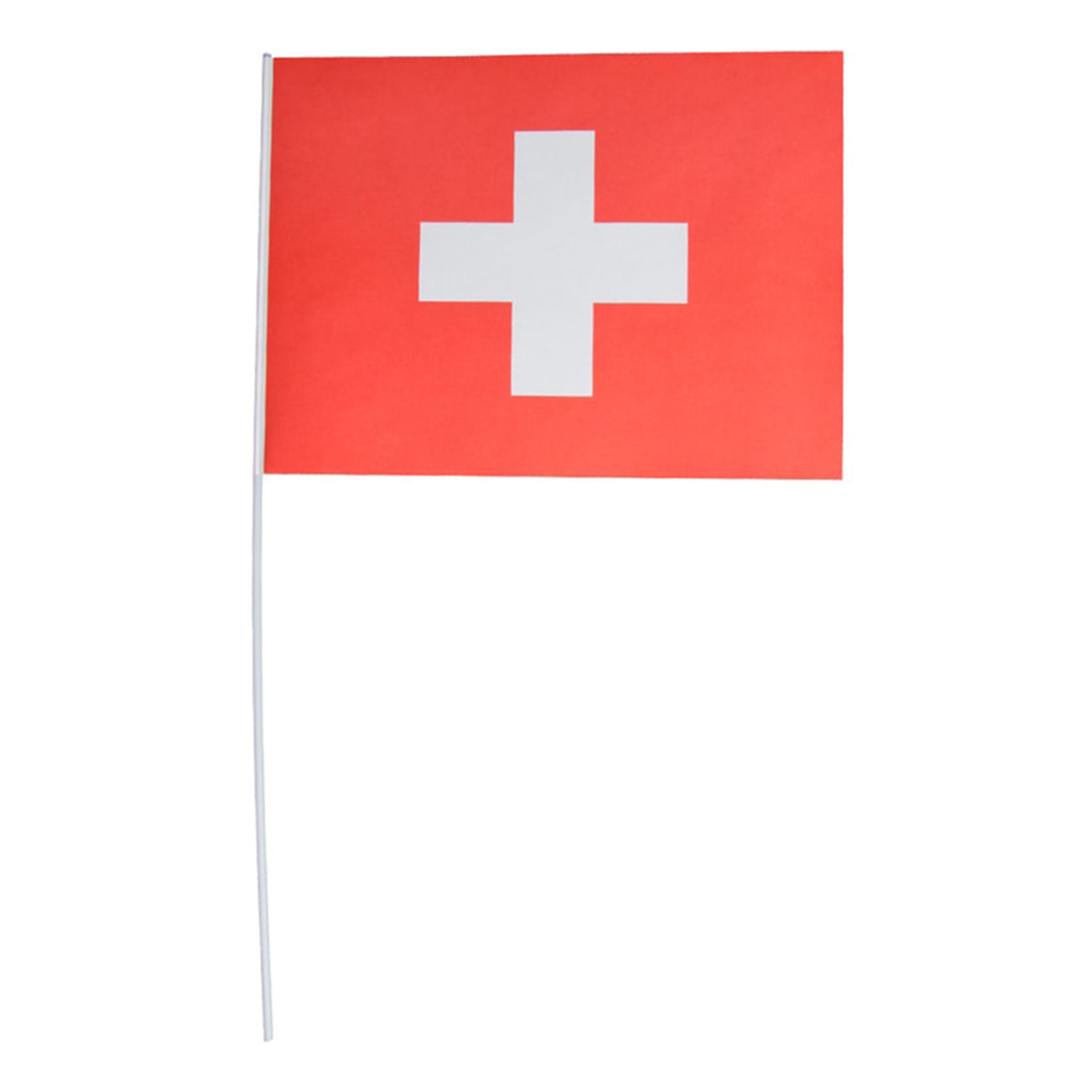 Pappersflagga Schweiz - 1-pack