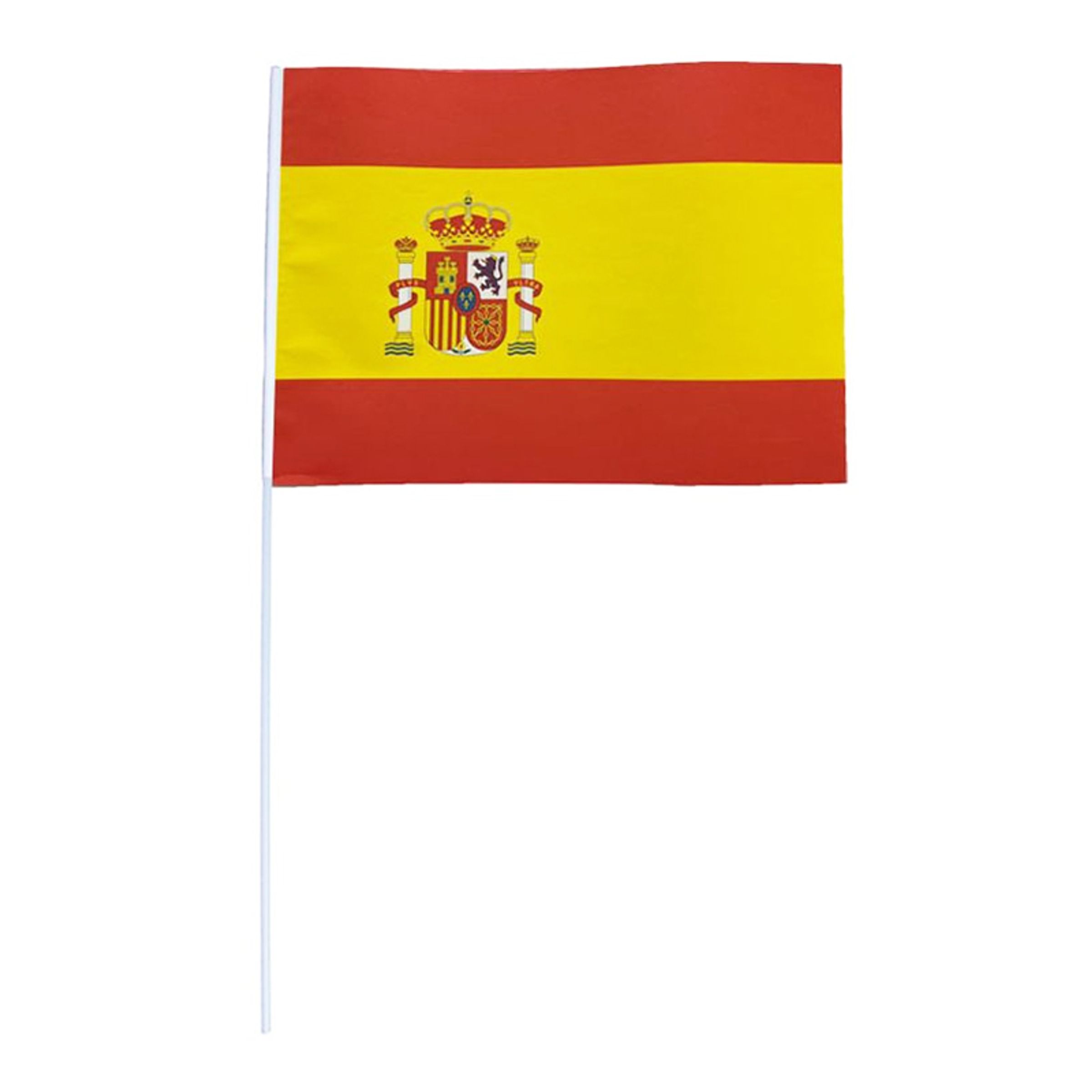 Läs mer om Pappersflagga Spanien - 1-pack