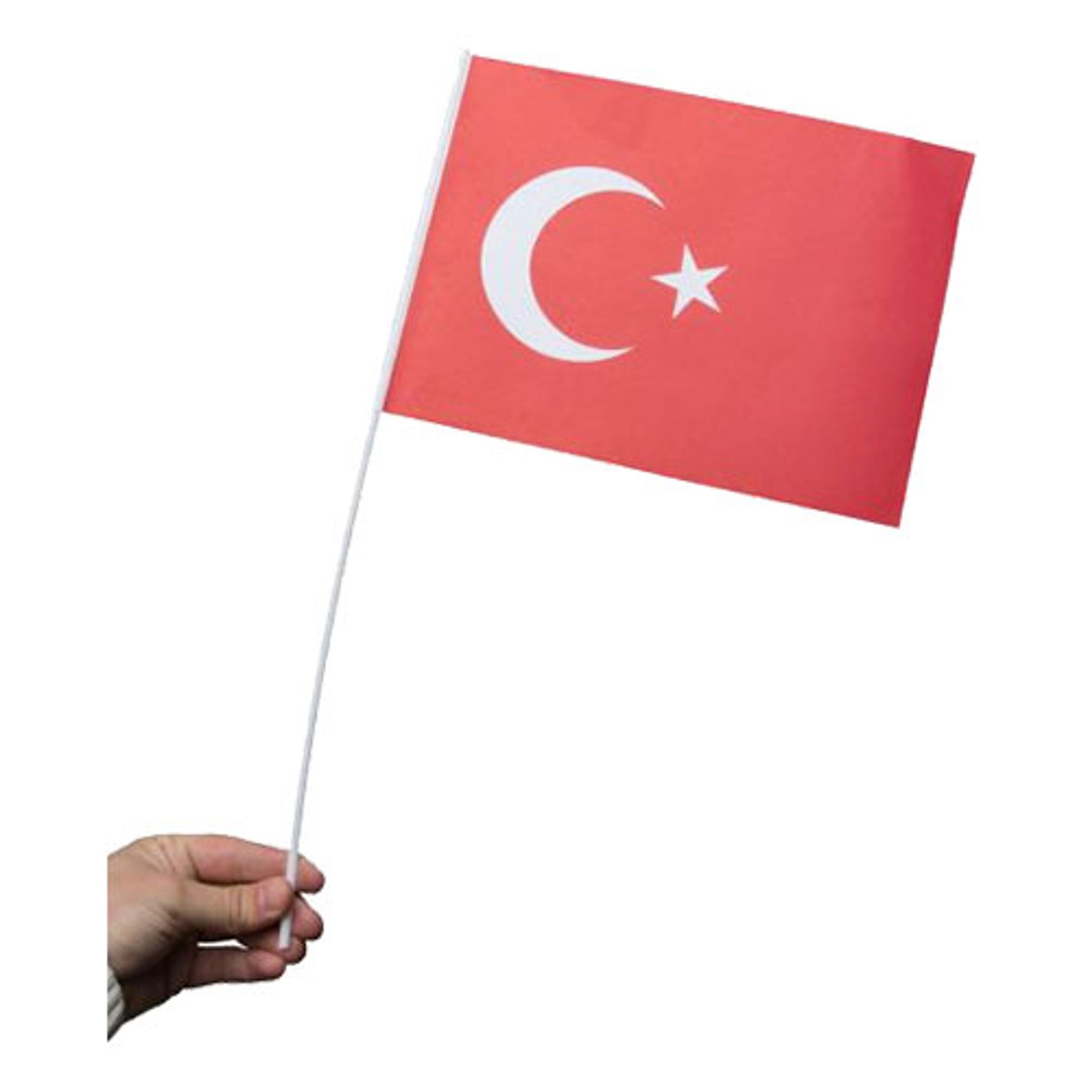 Pappersflagga Turkiet - 1-pack